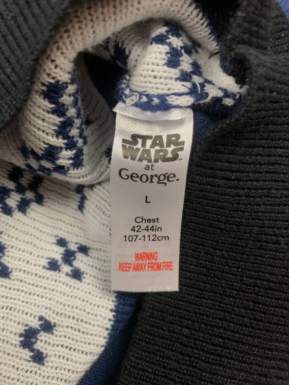 Star Wars Star Wars Blue Holiday Sweater Size L – Cotton – Classic Size US L / EU 52-54 / 3 - 19 Thumbnail