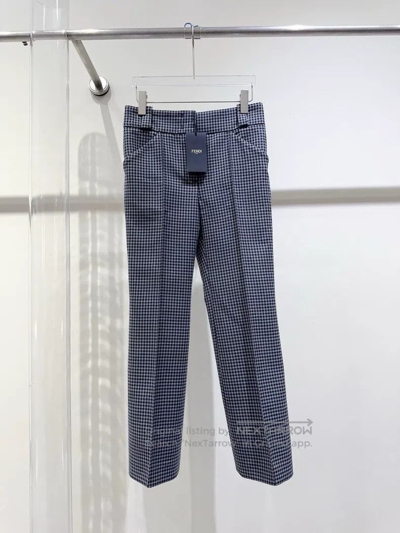 Fendi Fendi Gingham Casual Long Pants Size 25" / US 0 / IT 36 - 1 Thumbnail