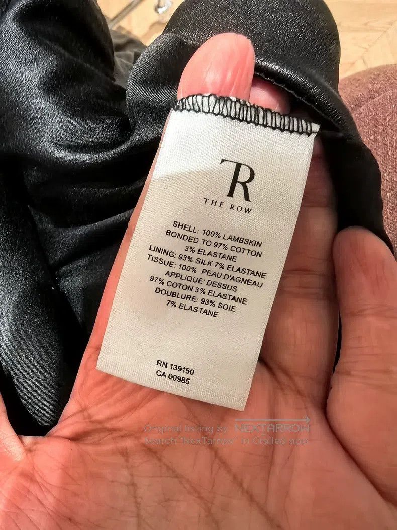 The Row The Row size 2 Classic lambskin chaps. Size US 30 / EU 46 - 4 Thumbnail