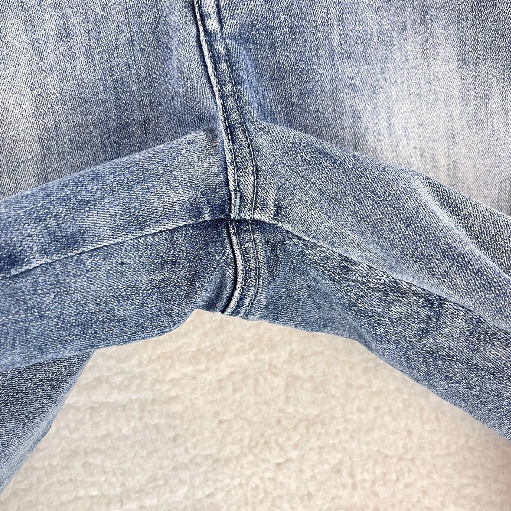 NYDJ NYDJ Jeans Womens Size 6 Blue Denim Ankle Zip Straight Crop Mid-Rise Casual Size 28" / US 6 / IT 42 - 6 Thumbnail