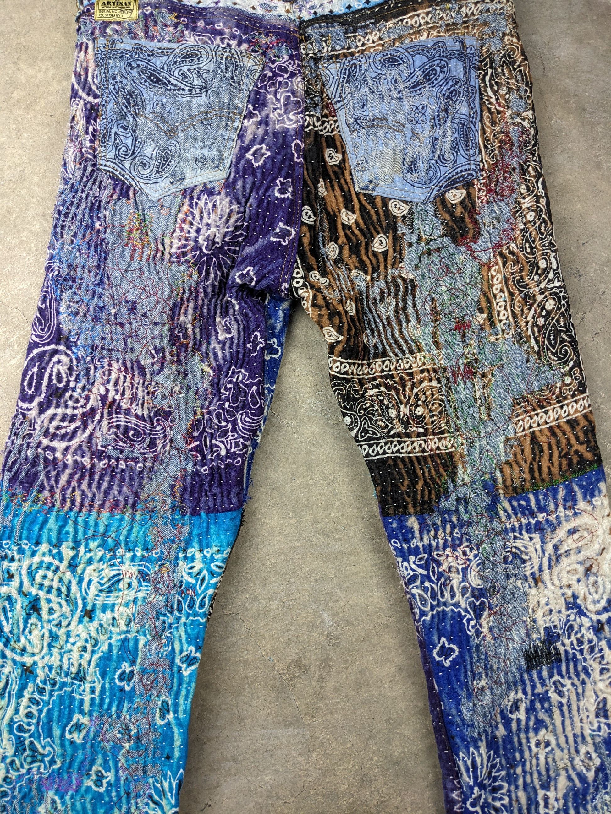 Levi's × Vintage Inspired Proleta Re Art Uroboros Kofu Levis Denim Size US 32 / EU 48 - 19 Thumbnail