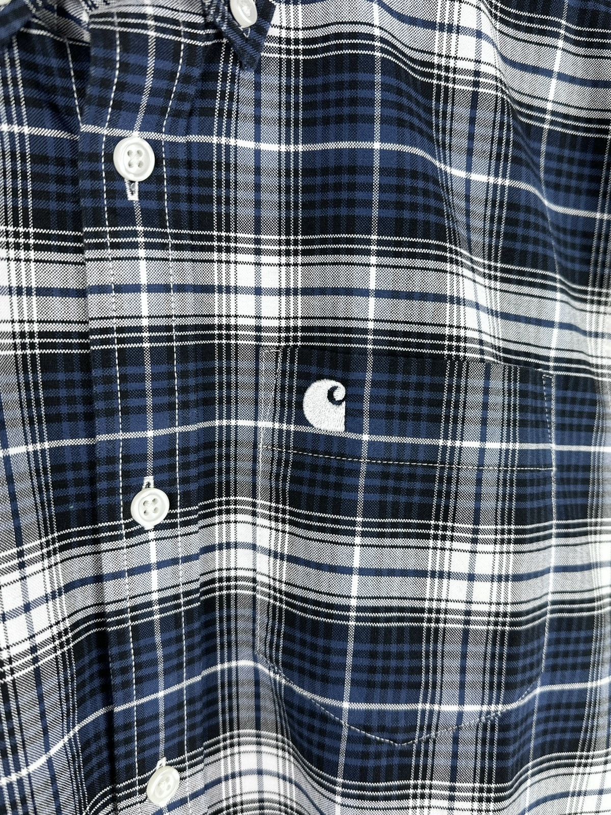 Carhartt Wip Carhartt WIP Linville Short Sleeve Plaid Shirt Button Down Size US XS / EU 42 / 0 - 4 Thumbnail