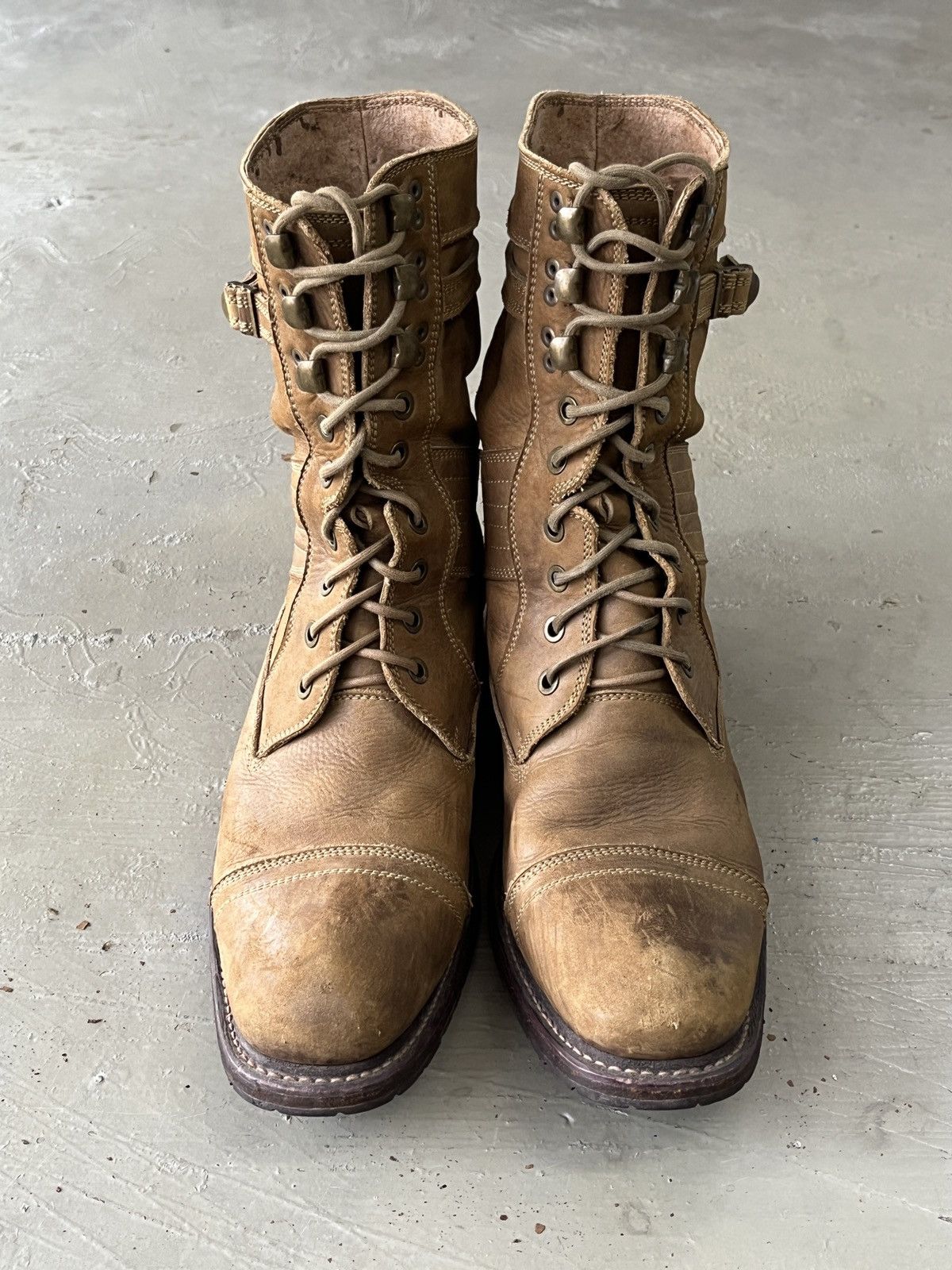 GOA Rare GOA Cowhide Leather Combat Boots AS 98 Guidi Style Size US 8 / EU 41 - 5 Thumbnail