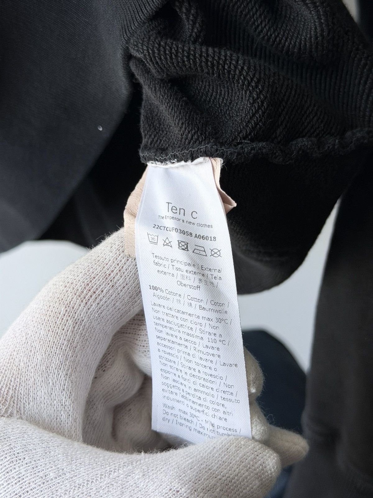 Ten C Ten C Black Sweatshirt Size US L / EU 52-54 / 3 - 7 Thumbnail