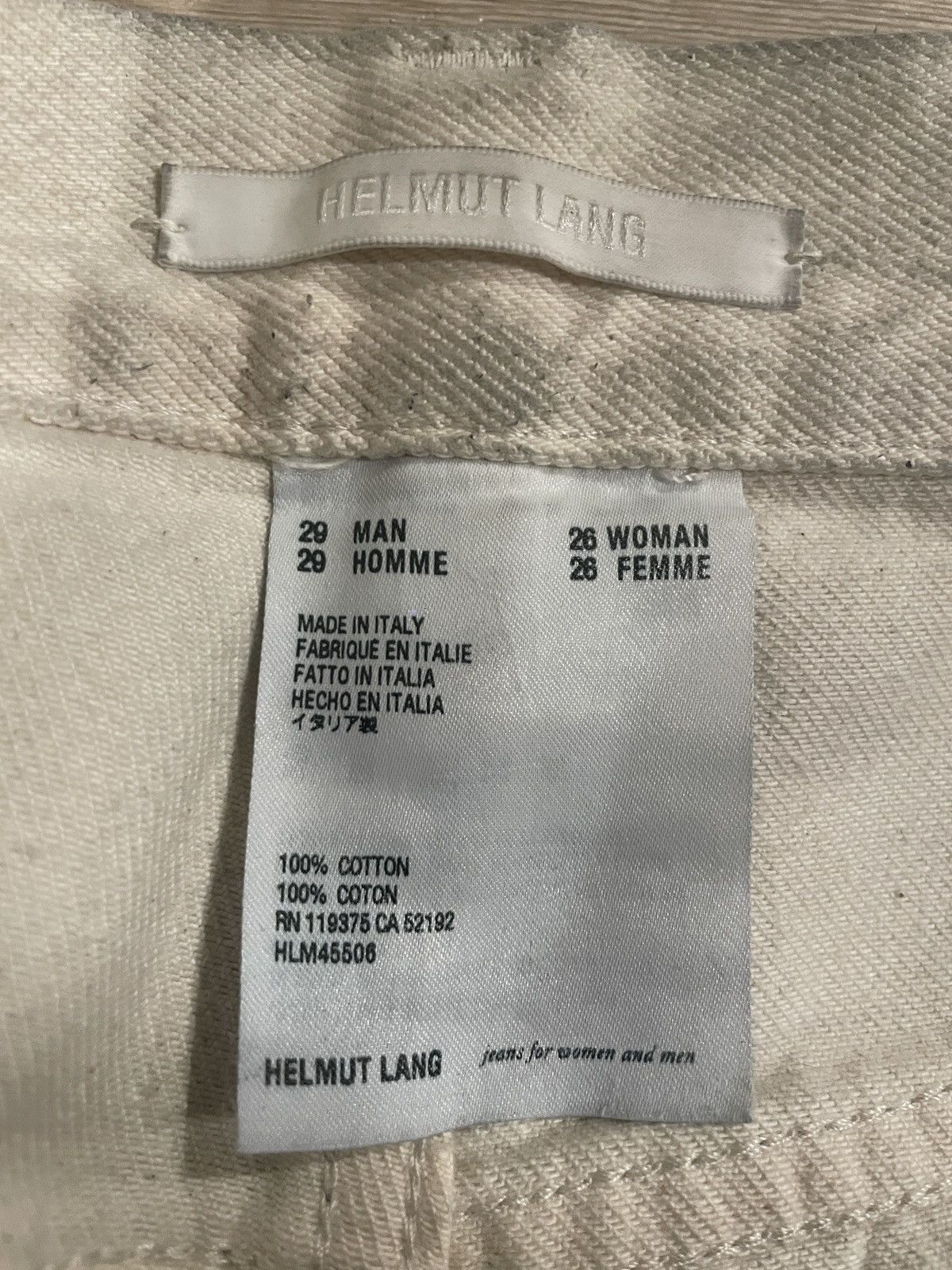 Helmut Lang Helmut Lang Masc Lo Waxed Jeans Size US 29 - 5 Thumbnail