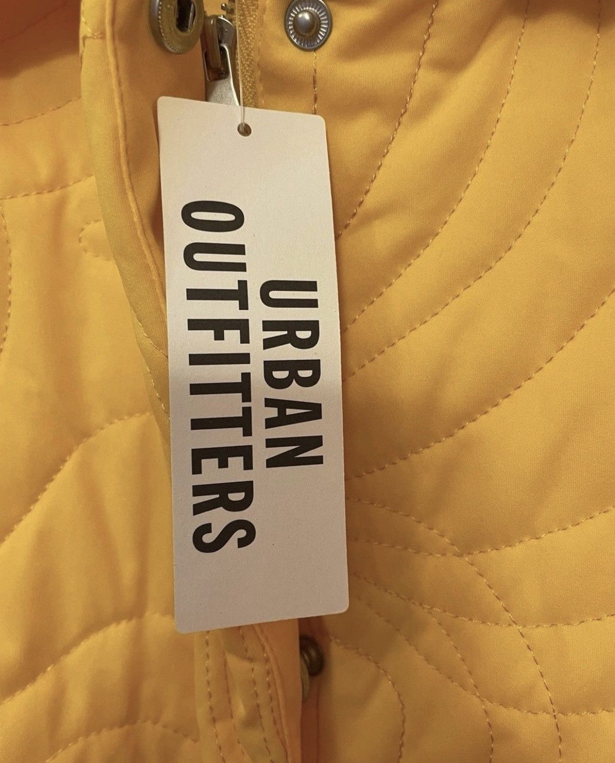 Urban Outfitters Urban Outfitters Yellow Fun Puffer Quilted Jacket NWT-SMALL Size S / US 4 / IT 40 - 5 Thumbnail