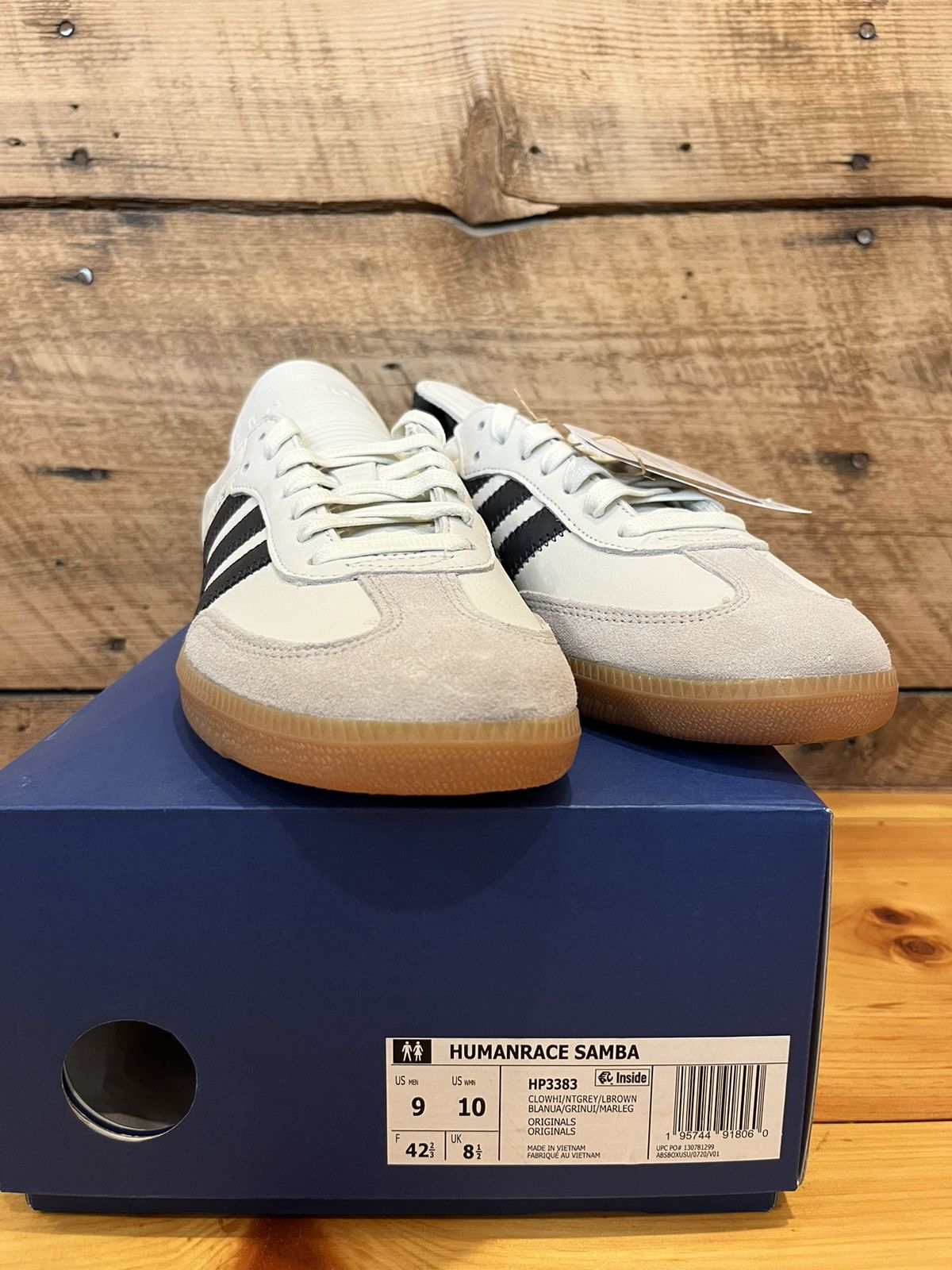 Adidas × Pharrell adidas x Pharrell Samba Human Race Cloud White HP3383 Size 9 Size US 9 / EU 42 - 2 Thumbnail