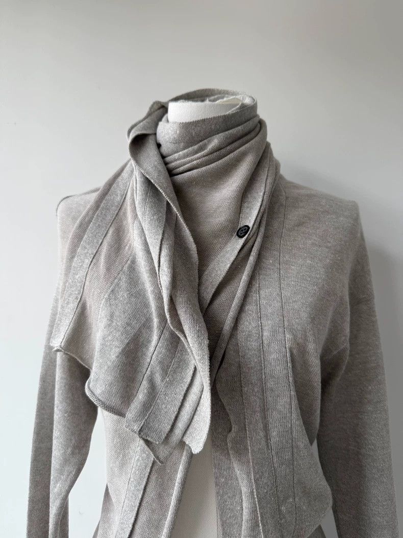 Yohji Yamamoto Yohji Yamamoto2019 SS Yohji Yamamoto Mainline Linen Deconst Size US M / EU 48-50 / 2 - 3 Thumbnail