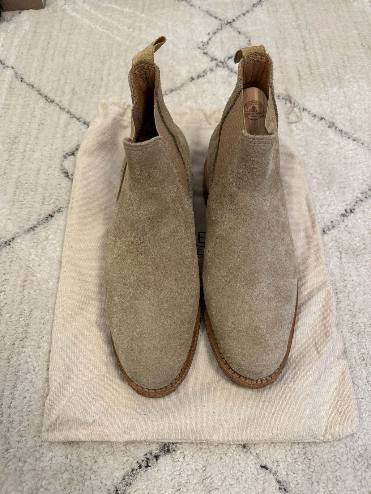 Viberg Milkshake Suede Chelsea Boots Size US 6.5 / EU 39-40 - 1 Thumbnail