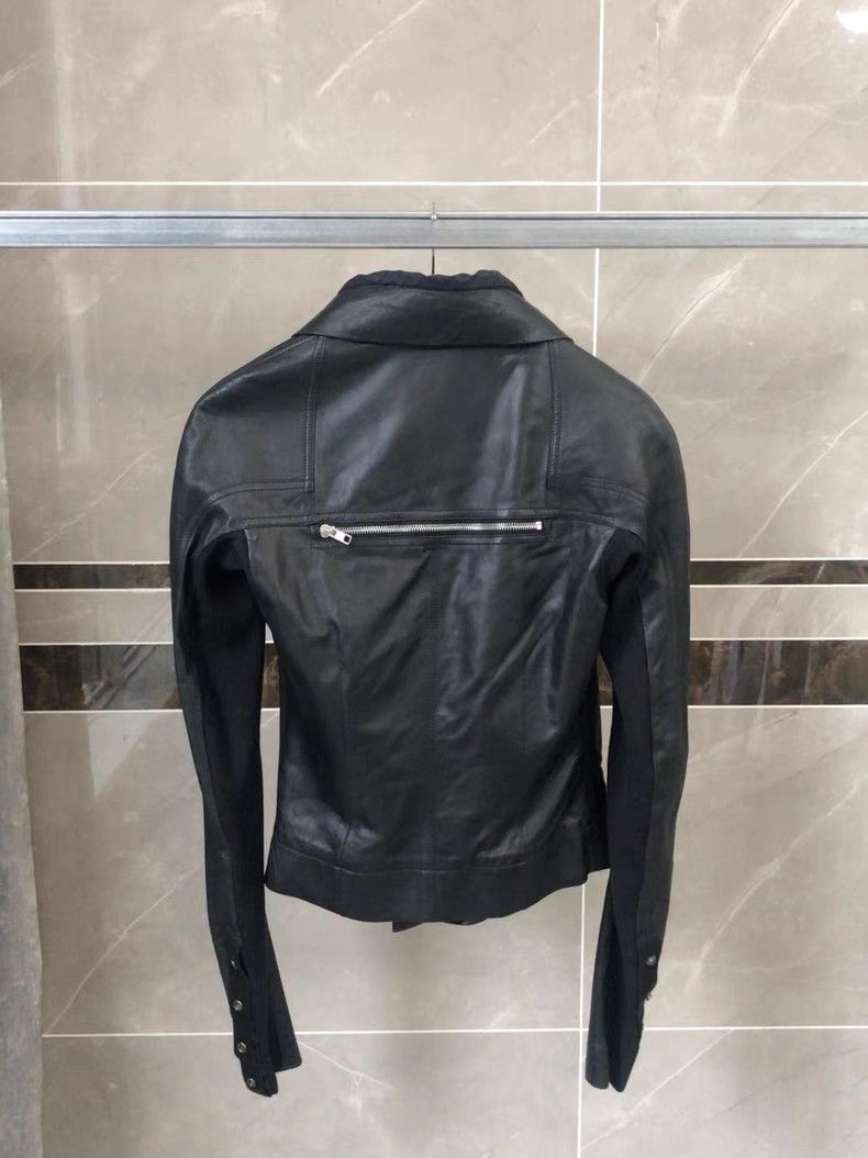 Rick Owens Rick Owens Motorcycle Dark Leather Jacket Size XS / US 0-2 / IT 36-38 - 2 Thumbnail