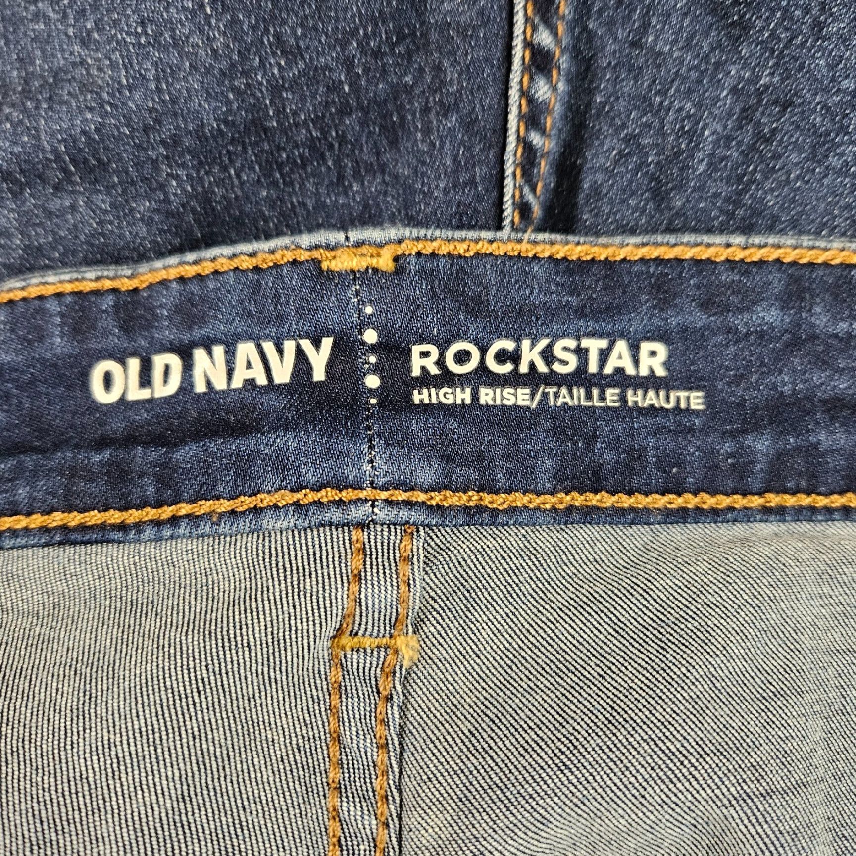 Old Navy VINTAGE Old Navy Skinny Jeans Womens 30 Blue High Rise Rockstars Size 30" / US 8 / IT 44 - 7 Thumbnail