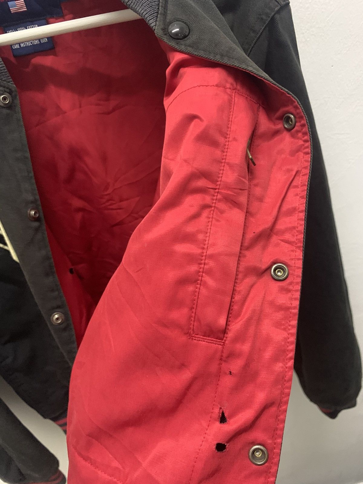 Polo Ralph Lauren Vintage Polo Sport Tiger Head Varsity Jacket 1990’s Size US S / EU 44-46 / 1 - 13 Thumbnail