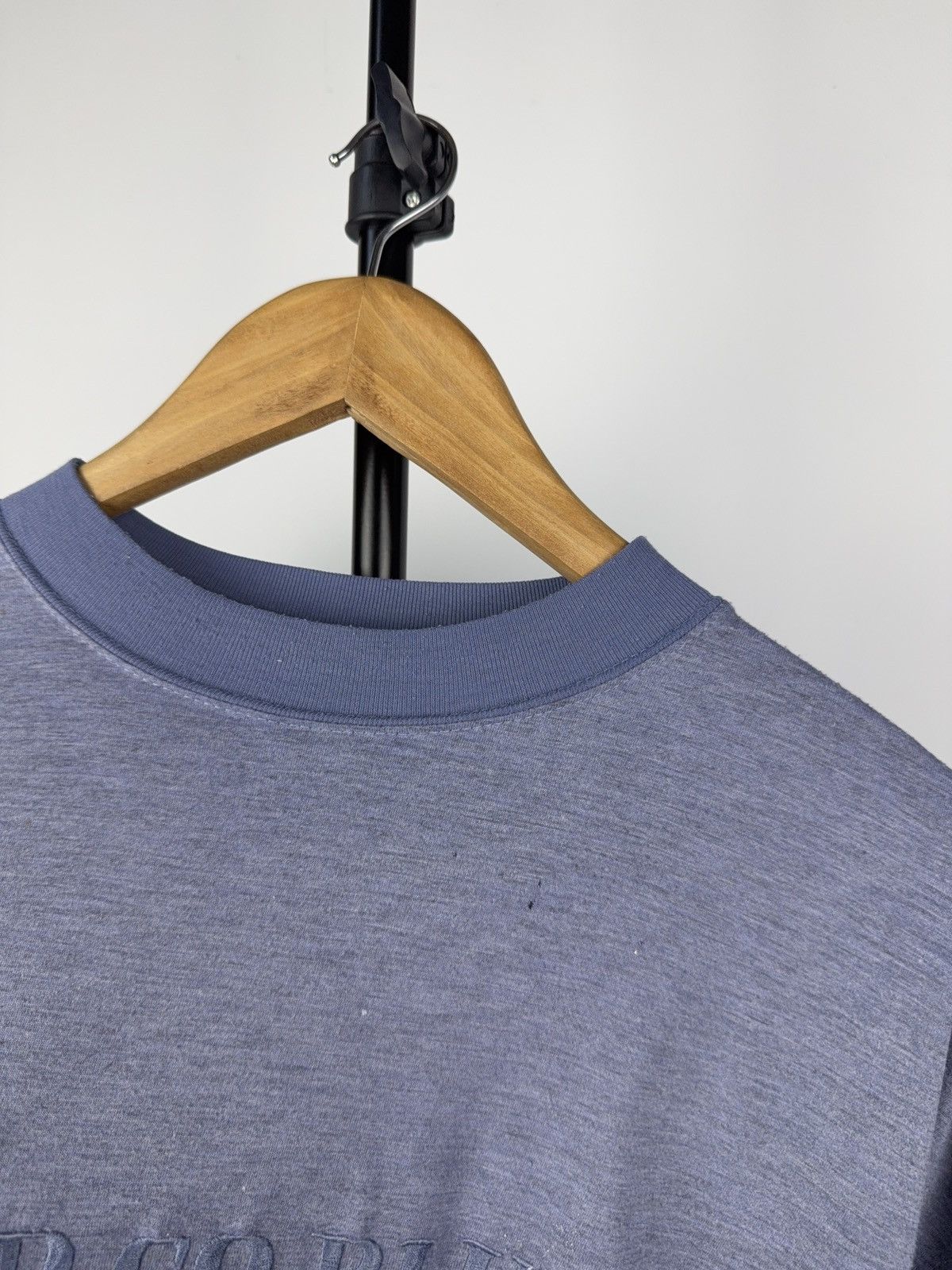 Designer × Japanese Brand × Vintage Distressed USED CO BLUE Japan Tee Embroidery Faded Purple L Size US L / EU 52-54 / 3 - 2 Thumbnail