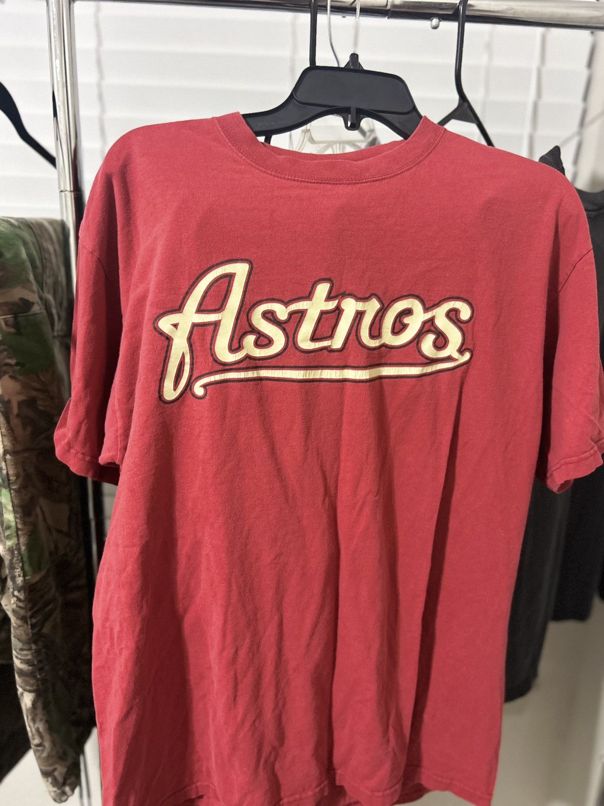 Vintage Y2K Bagwell Astros Shirt Size US L / EU 52-54 / 3 - 1 Thumbnail