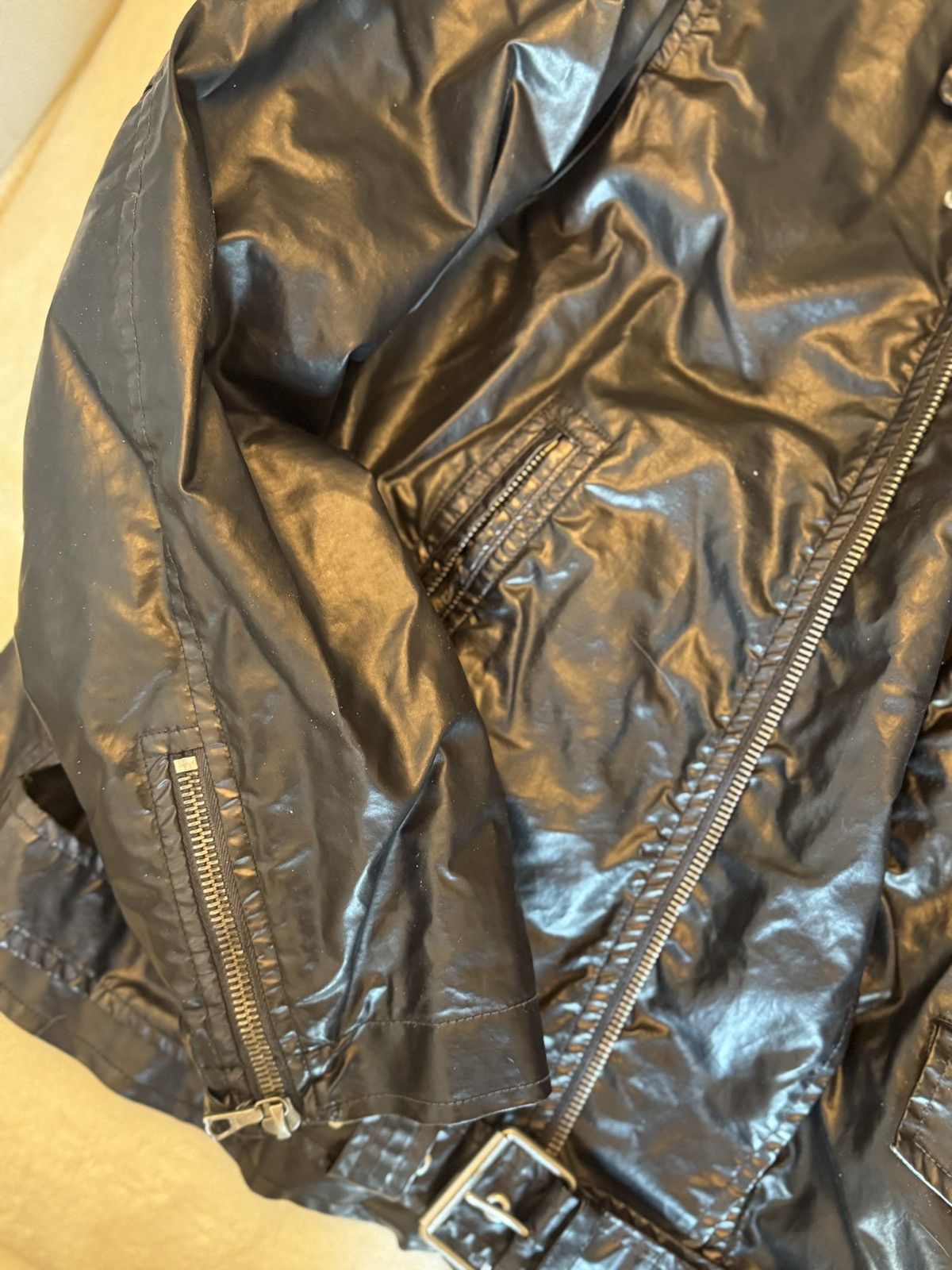 Dries Van Noten Dries Van Noten Black Biker Jacket Size US M / EU 48-50 / 2 - 5 Thumbnail
