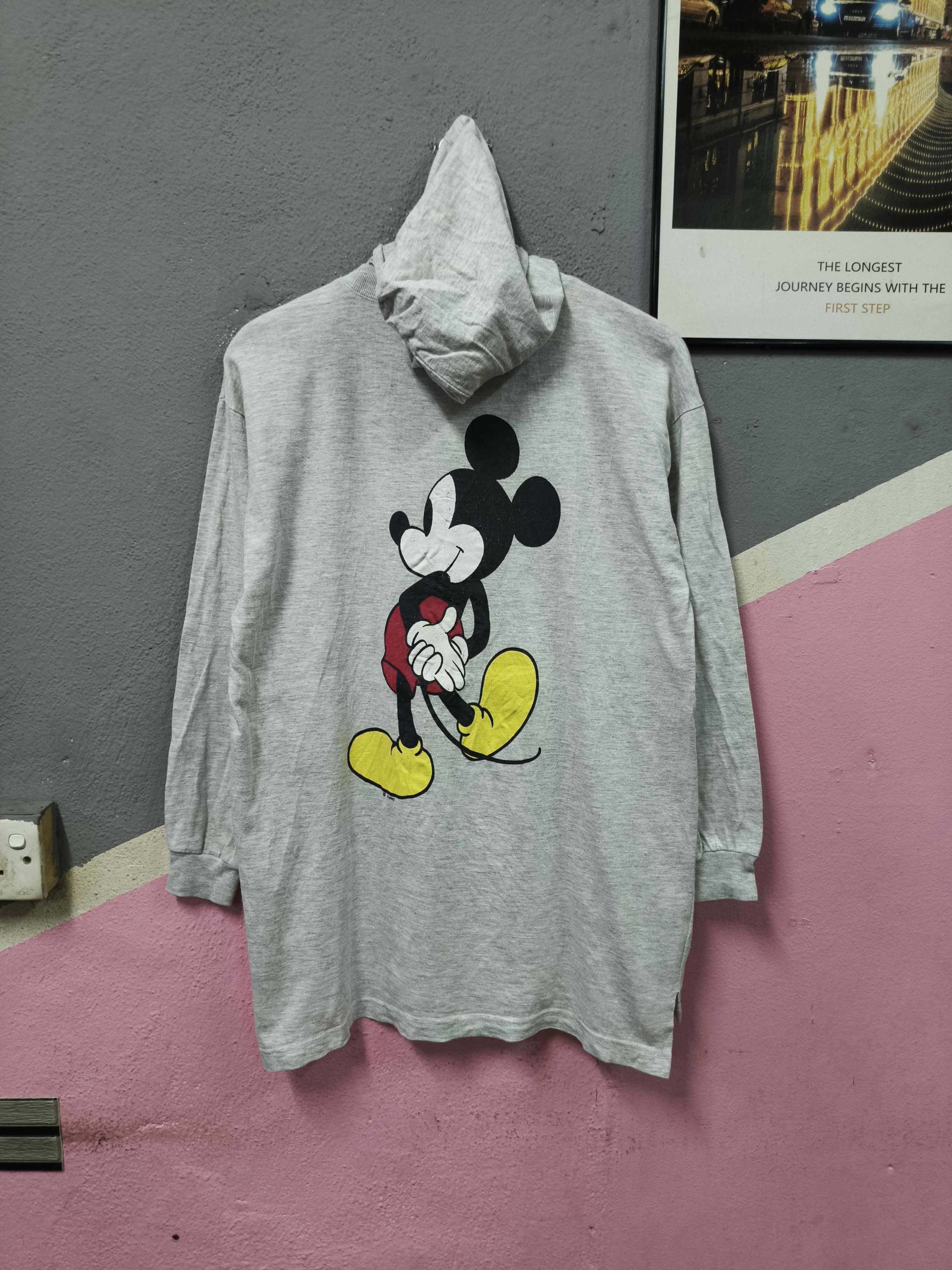 Mickey Mouse Vintage Walt Disney Mickey Mouse T-shirt With Hood Size US S / EU 44-46 / 1 - 2 Thumbnail