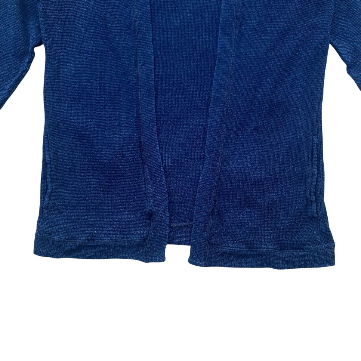 Sophnet. ‼️LAST DROP‼️1MW by SOPHNET. x GU indigo-dyed knit Cardigan Size US L / EU 52-54 / 3 - 7 Thumbnail