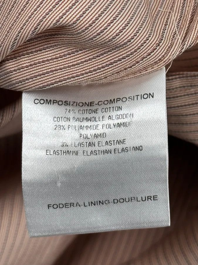 Gucci SS2007 Gucci Apricot Officer Collar Striped Shirt by Frida Giannini Size US M / EU 48-50 / 2 - 10 Thumbnail