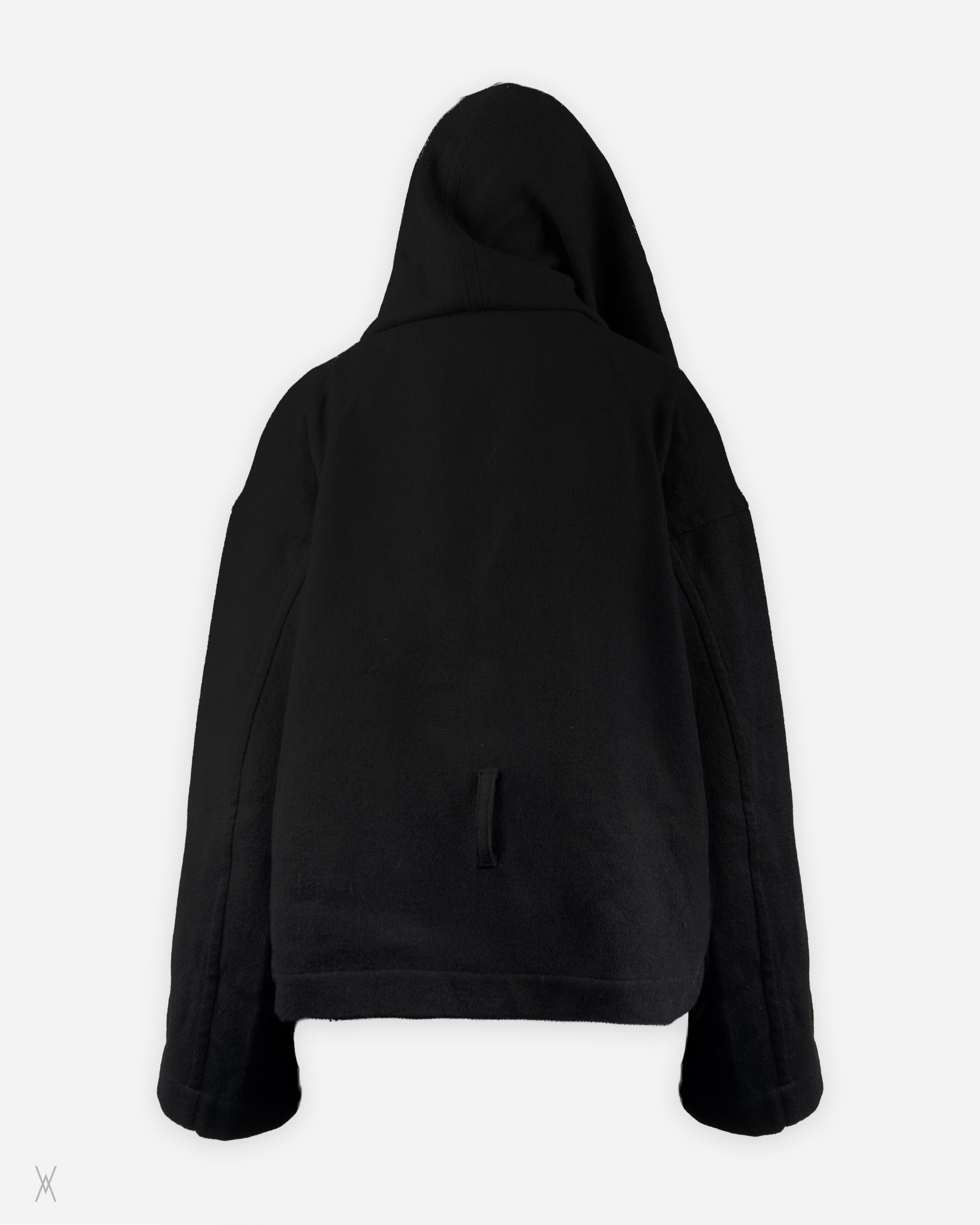 Ann Demeulemeester Ann Demeulemeester Hooded Wool Poncho Jacket Size US S / EU 44-46 / 1 - 2 Thumbnail