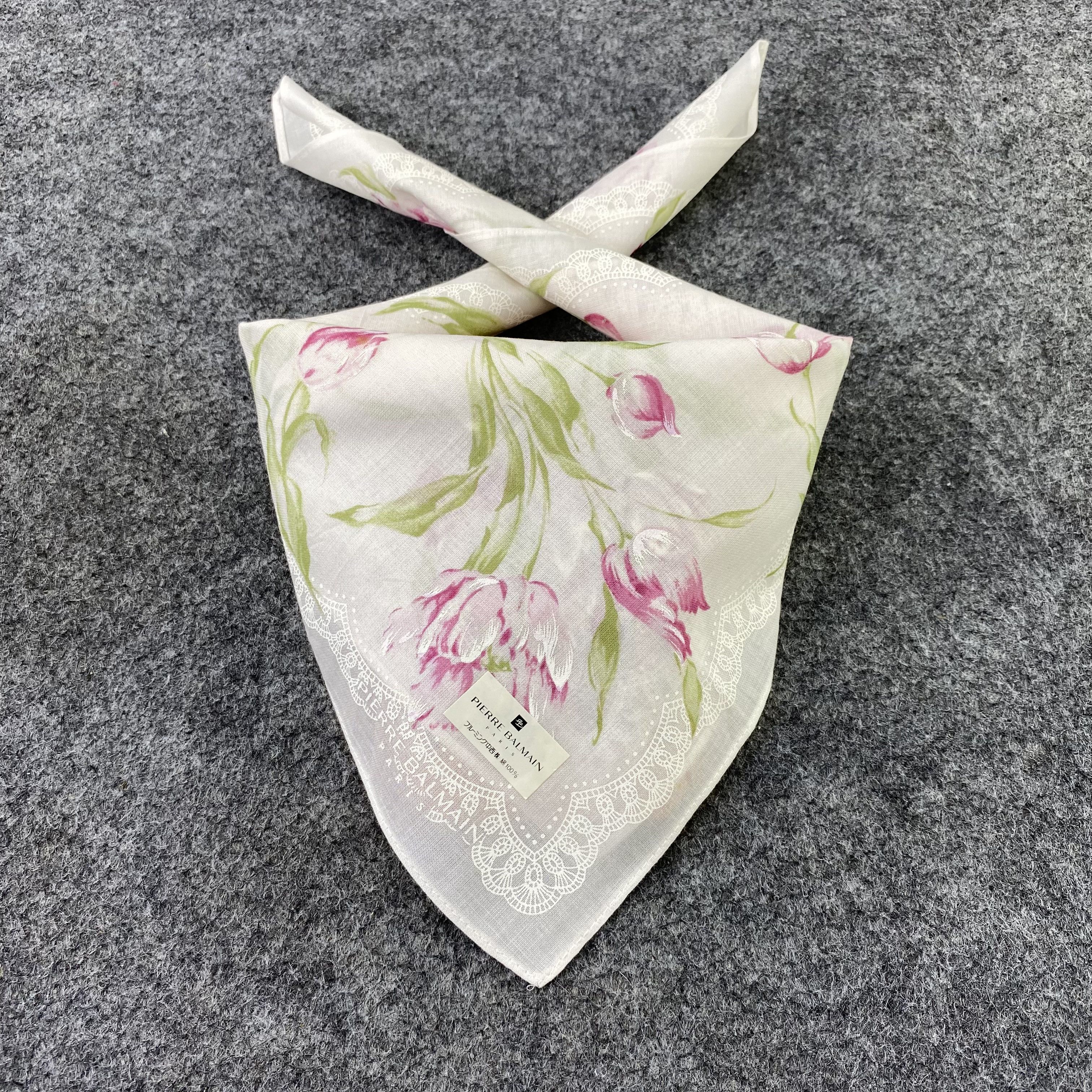 Pierre Balmain Pierre Balmain Handkerchief / Bandana / Neckerchief-B599 Size ONE SIZE - 1 Thumbnail