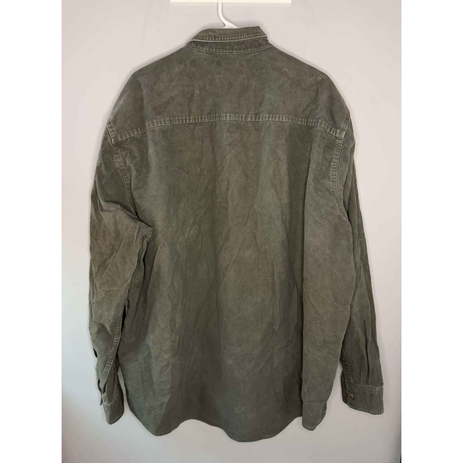 Other Gander Mountain 100% Cotton Button-Up Shirt Green Men's 2XLT Size US XXL / EU 58 / 5 - 4 Thumbnail