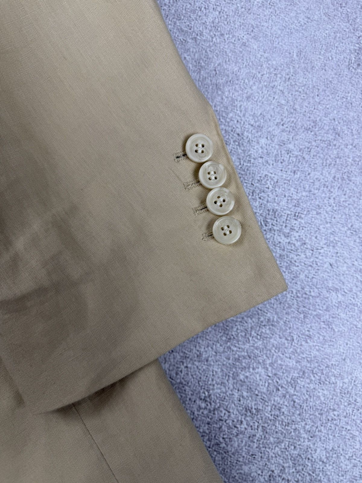 Other Cordings Piccadilly London Linen Blazer Cream Beige Size 40R Size 40R - 5 Thumbnail