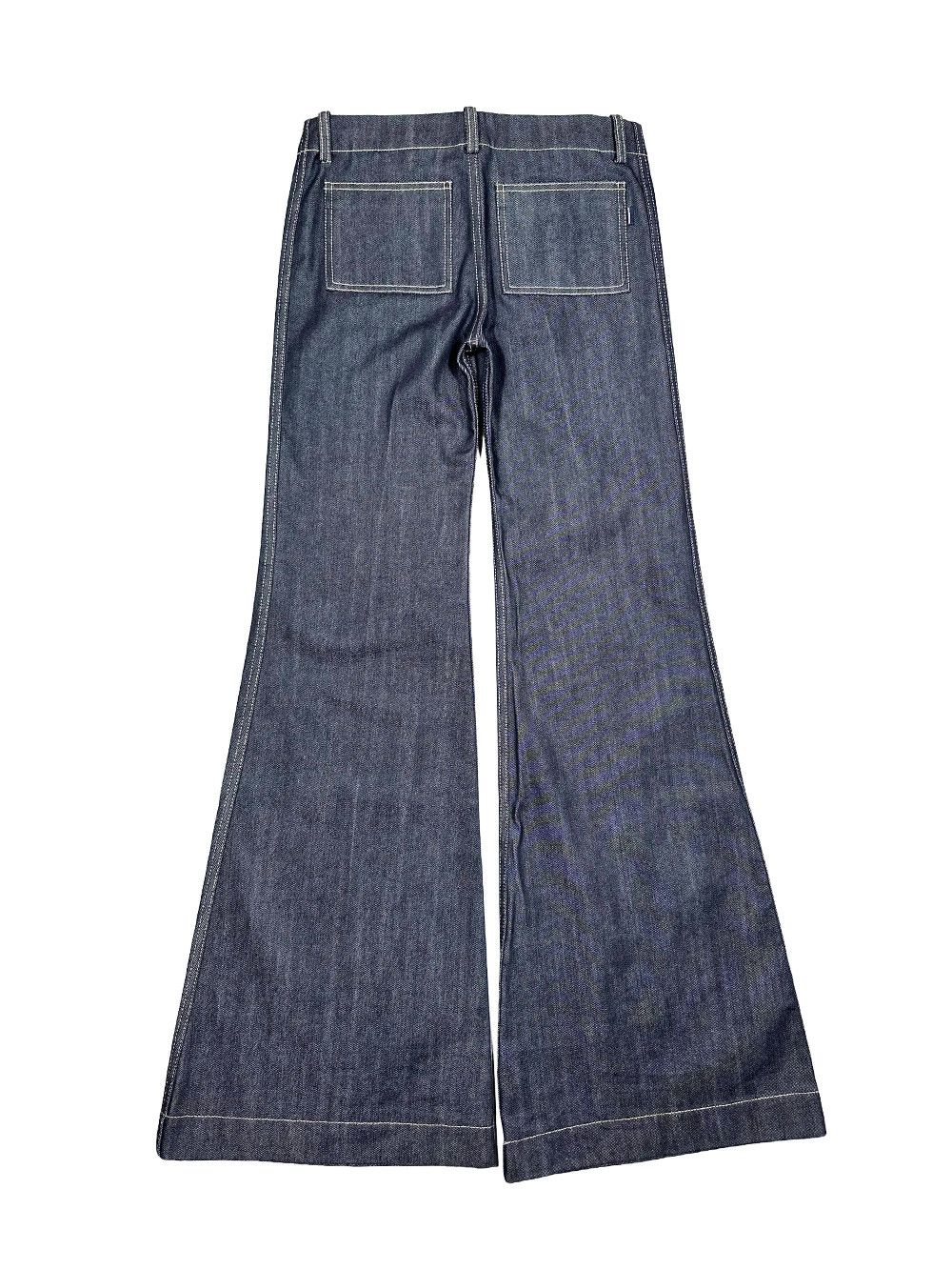 Balenciaga Balenciaga Flared Denim Trousers Size 26" / US 2 / IT 38 - 2 Thumbnail