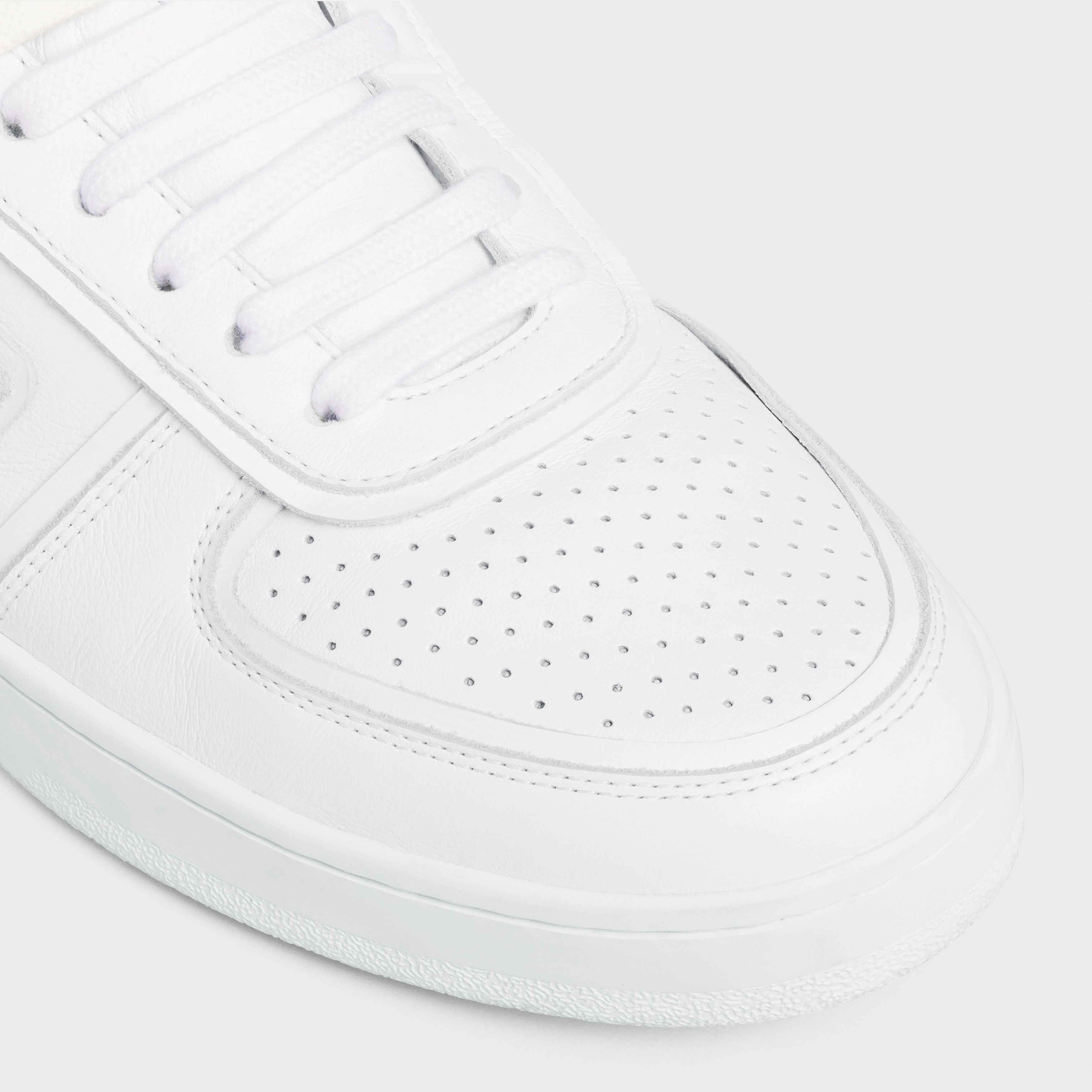 Celine o1bcso1str0625 343183338C Hi-Top Sneakers in Optic White Size US 8 / IT 38 - 5 Thumbnail