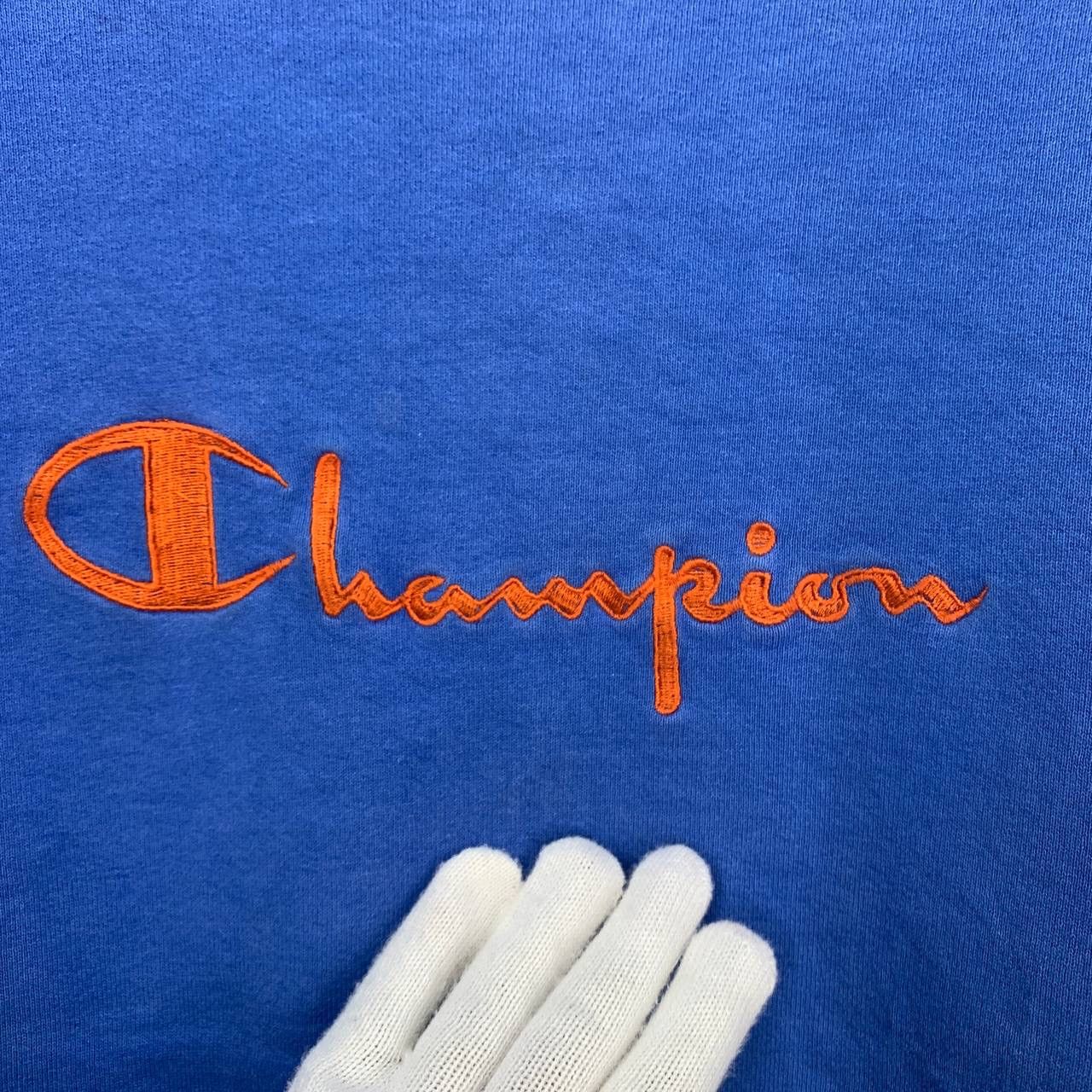 Champion 90s Vintage Thrashed CHAMPION Sweatshirt #2464/AM Size US XL / EU 56 / 4 - 2 Thumbnail