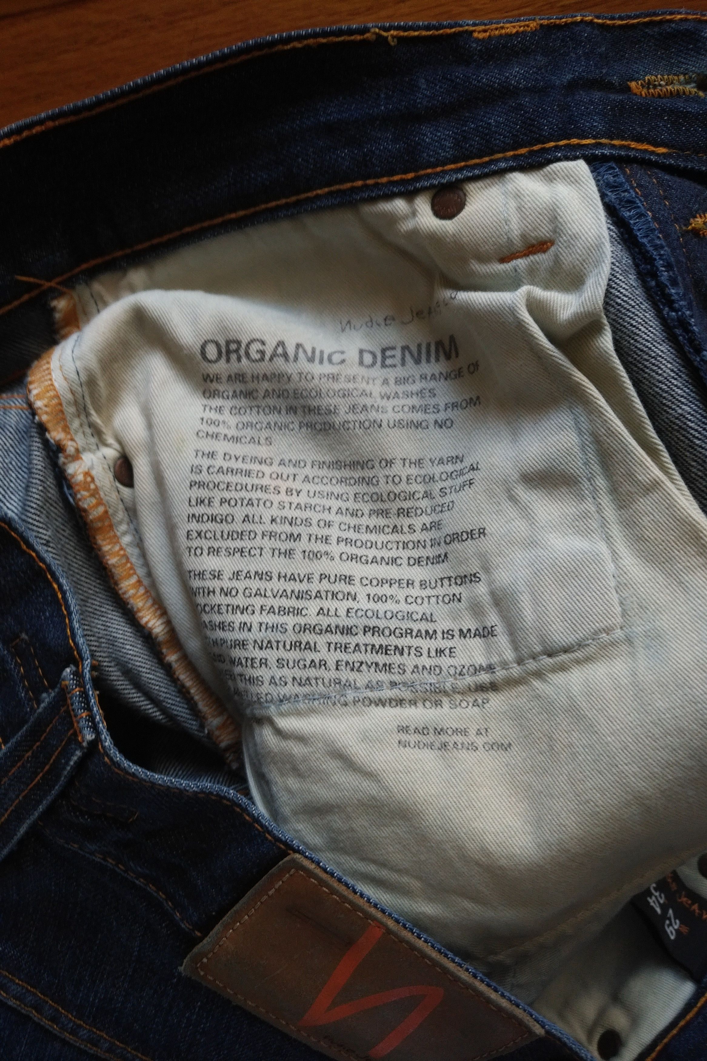 Nudie Jeans Organic Denim Size 29" - 7 Thumbnail