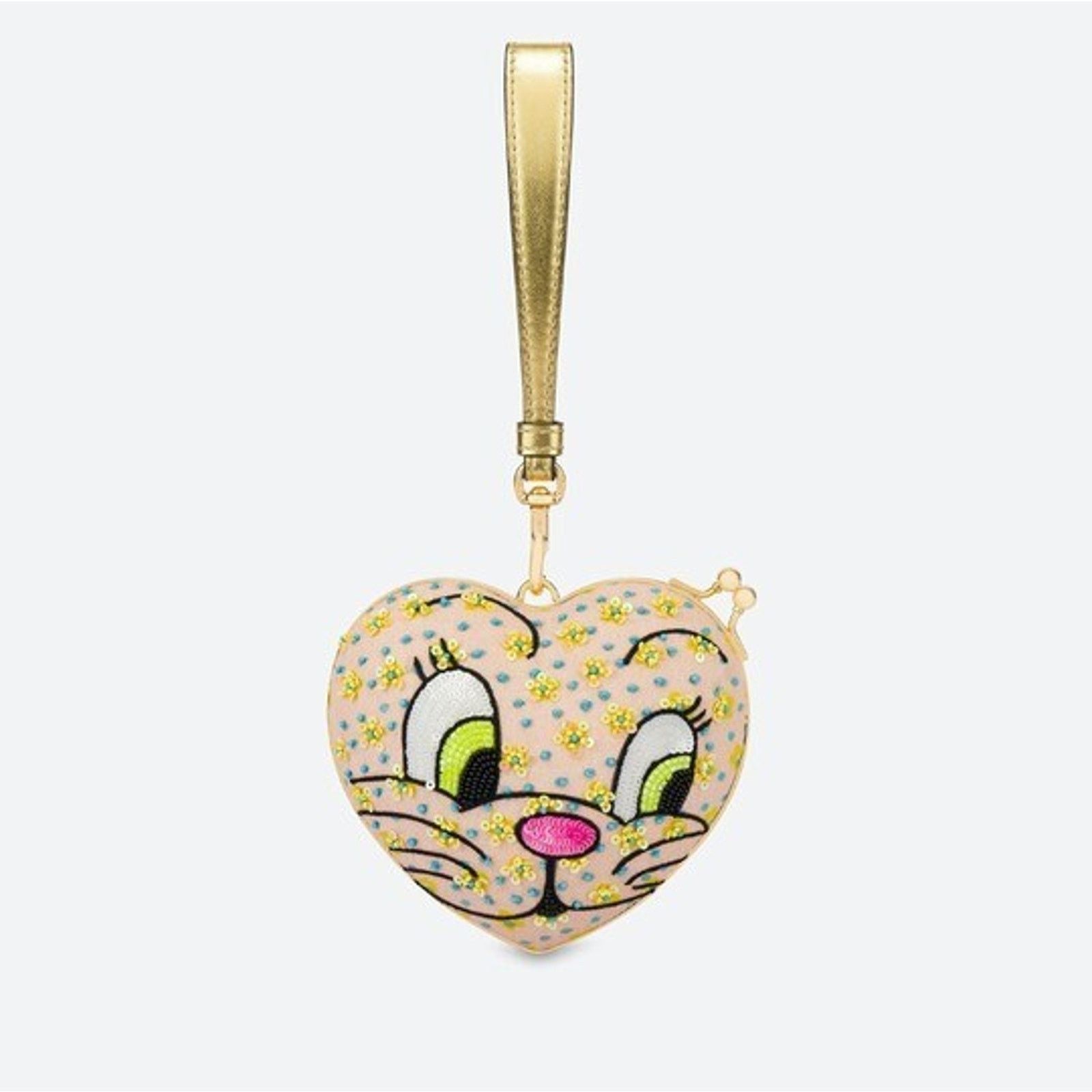 Moschino SS22 MOSCHINO Couture Jeremy Scott Cat Face Heart Shaped Bag Size ONE SIZE - 3 Thumbnail