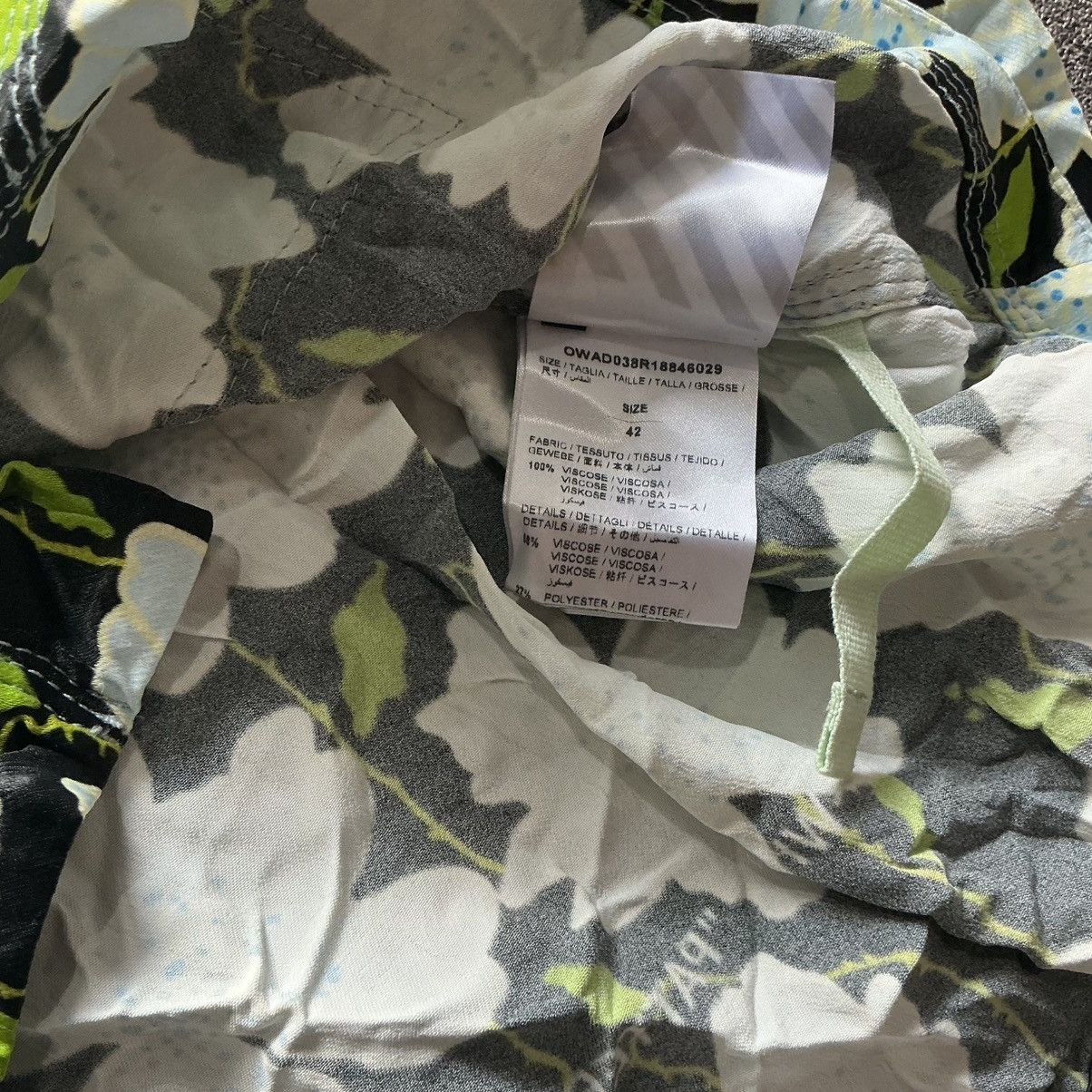 Off-White OFF-WHITE™ “Lawn-Girl” Cropped Floral Utility Shirt Size M / US 6-8 / IT 42-44 - 6 Thumbnail