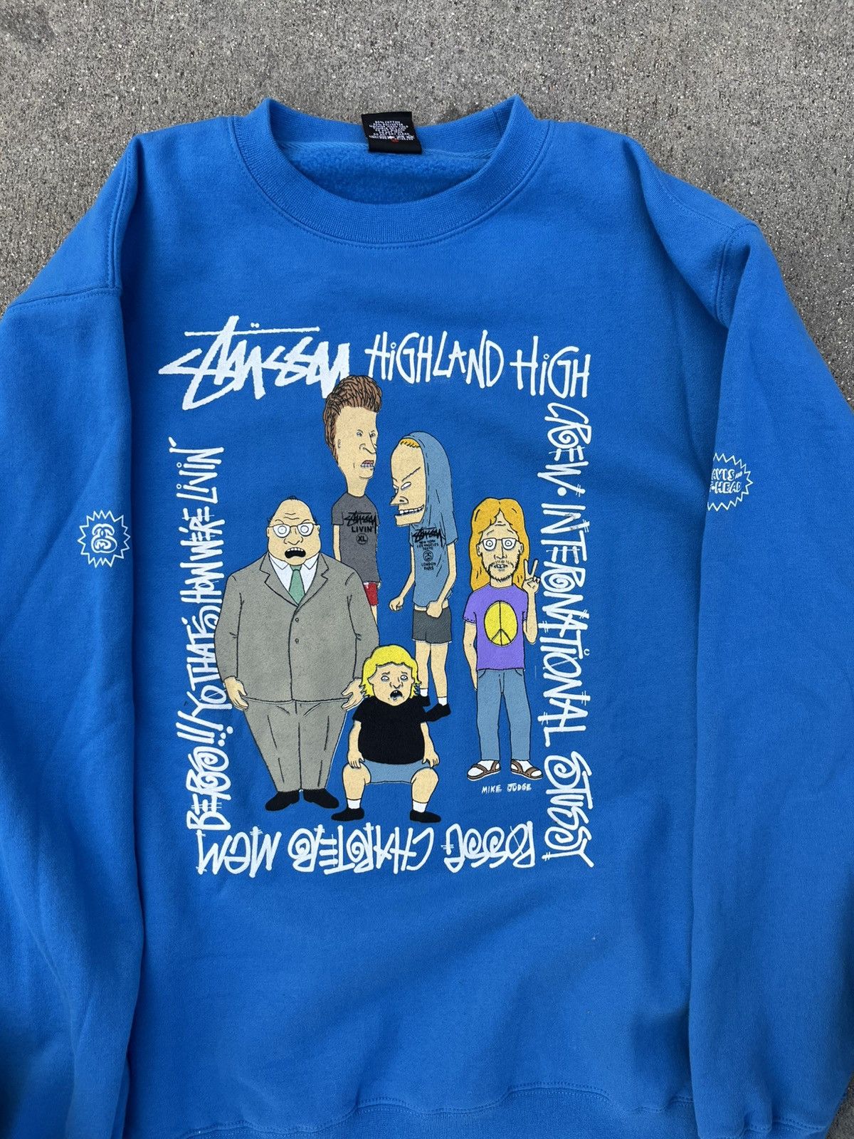 Stussy Stussy Beavis & Butthead Crewneck Size US M / EU 48-50 / 2 - 3 Thumbnail