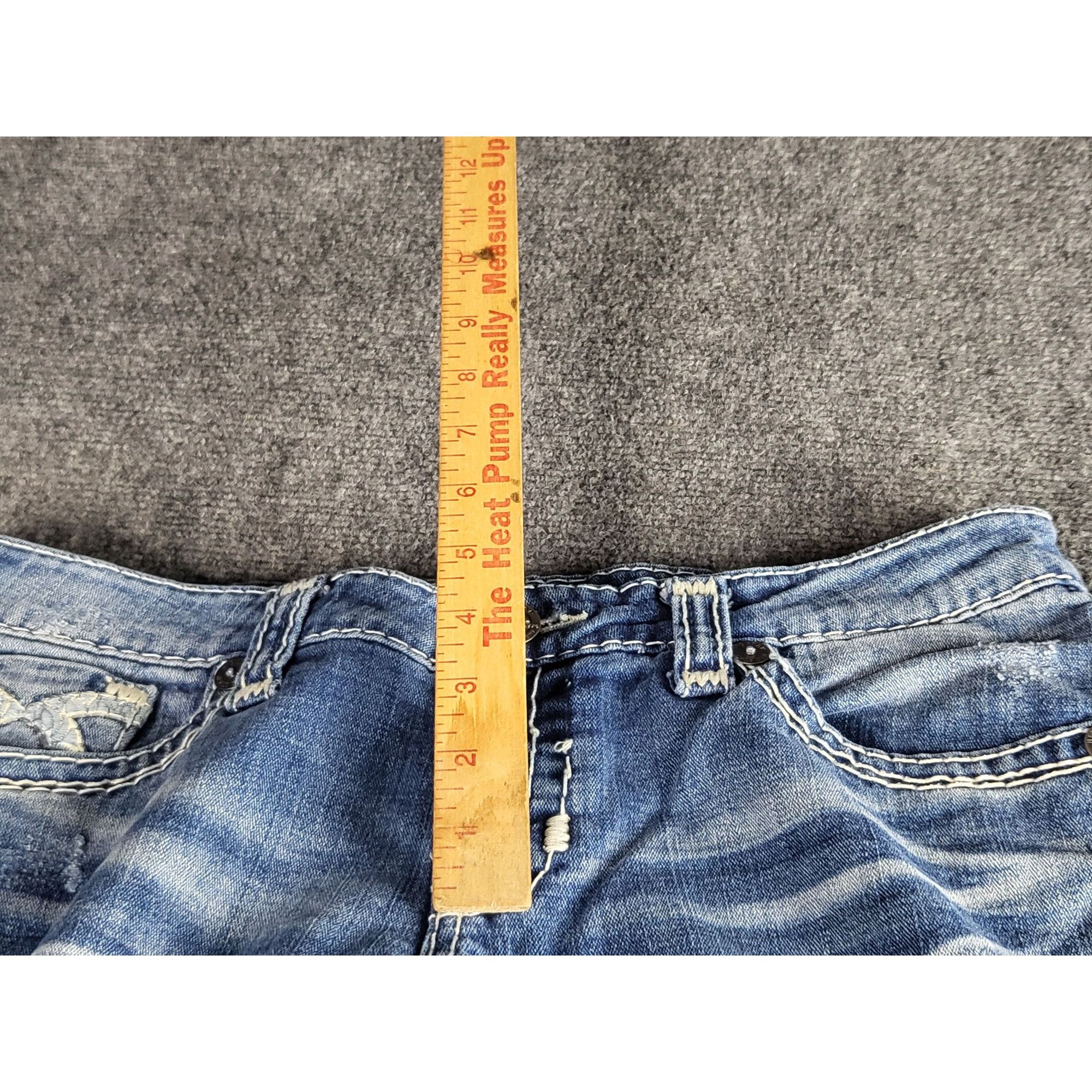 Big Star Big Star Liv Bootcut Jeans Women Size 30 Embroidered Low Ris Size 30" / US 8 / IT 44 - 7 Thumbnail