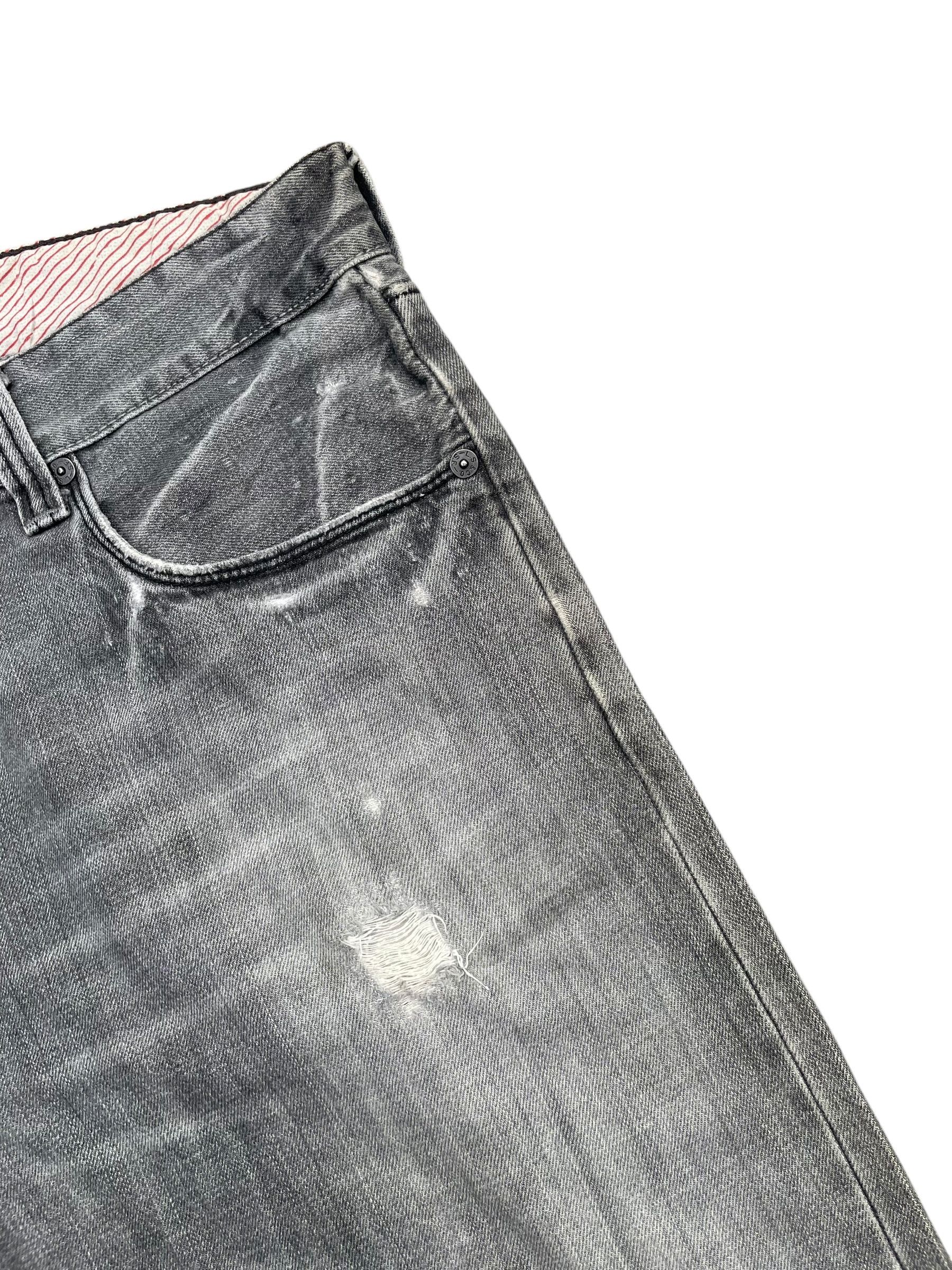 Levi's Vintage Levis 701 Faded Distresed Denim Size US 41 - 5 Thumbnail