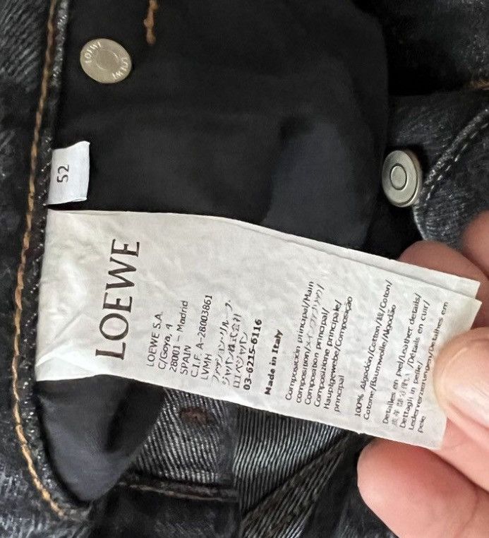 Loewe Loewe Black Zipper slim denim jeans 46 Size US 30 / EU 46 - 13 Thumbnail