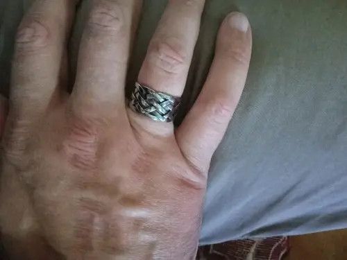 Other Weaving Hollow Stainless Steel Mens Ring Size ONE SIZE - 3 Thumbnail