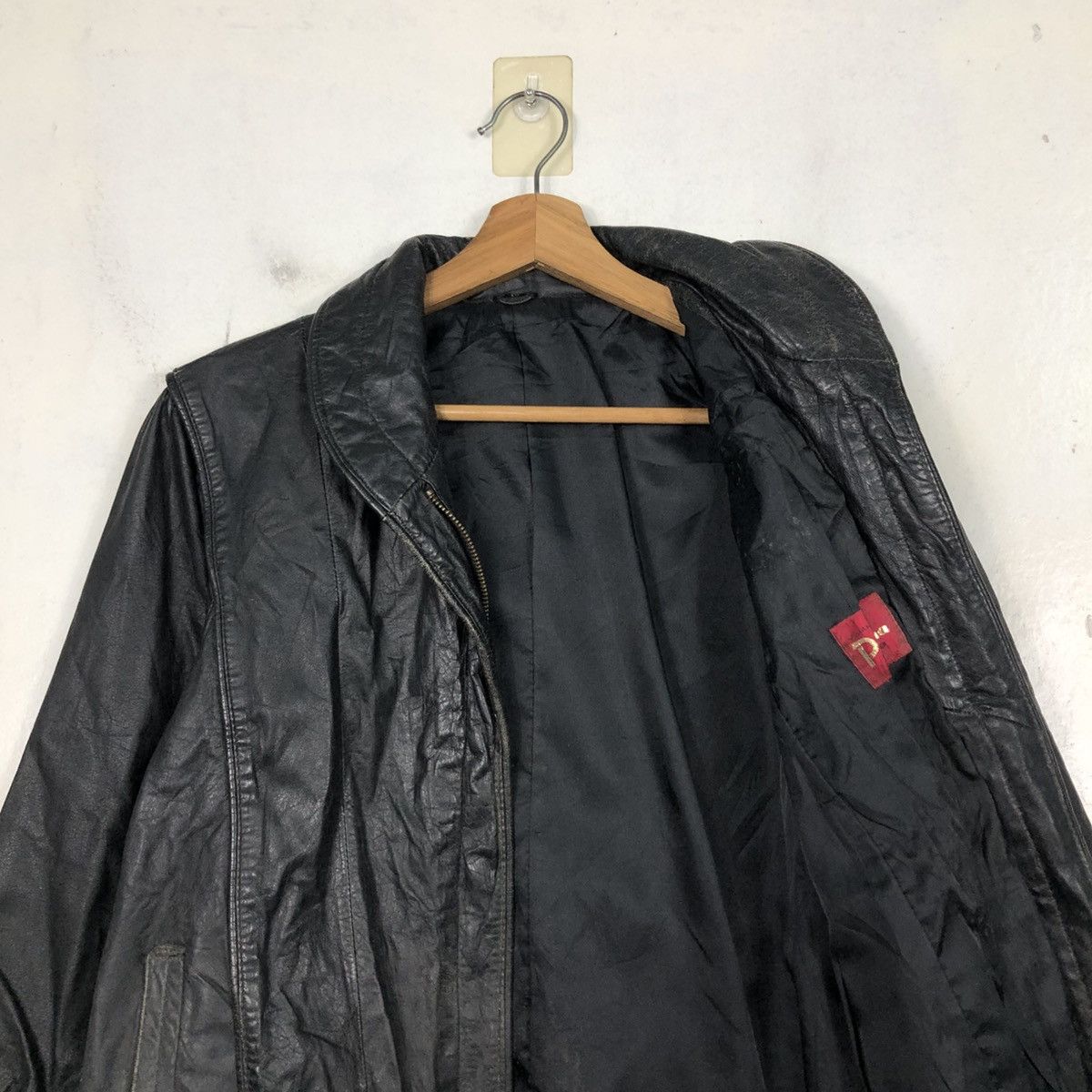 Japanese Brand 📌Vintage Biker Leather Jacket Partina Issey Miyake Size US M / EU 48-50 / 2 - 14 Thumbnail