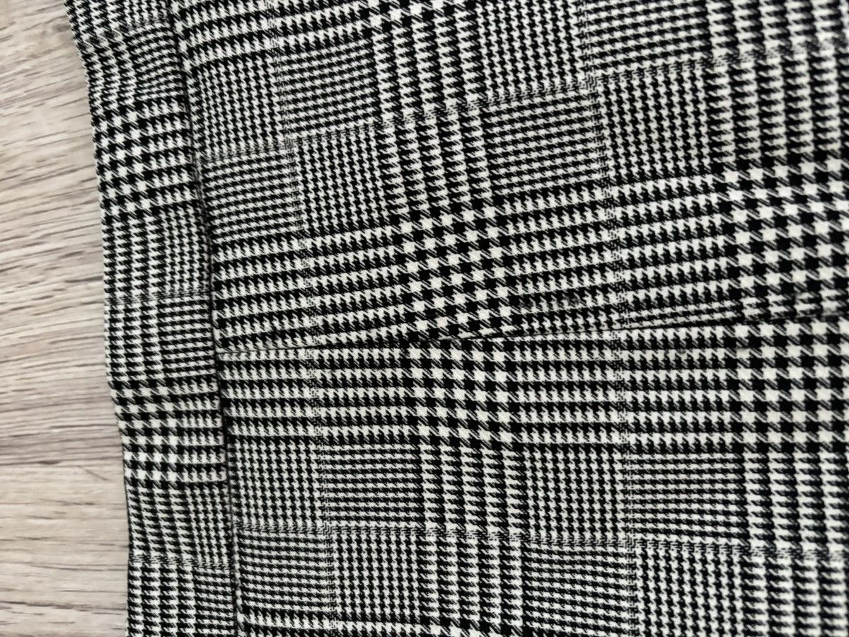 Stella McCartney Stella McCartney Houndstooth Plaid Wool Skirt Front Slit 40 Size 27" / US 4 / IT 40 - 21 Thumbnail