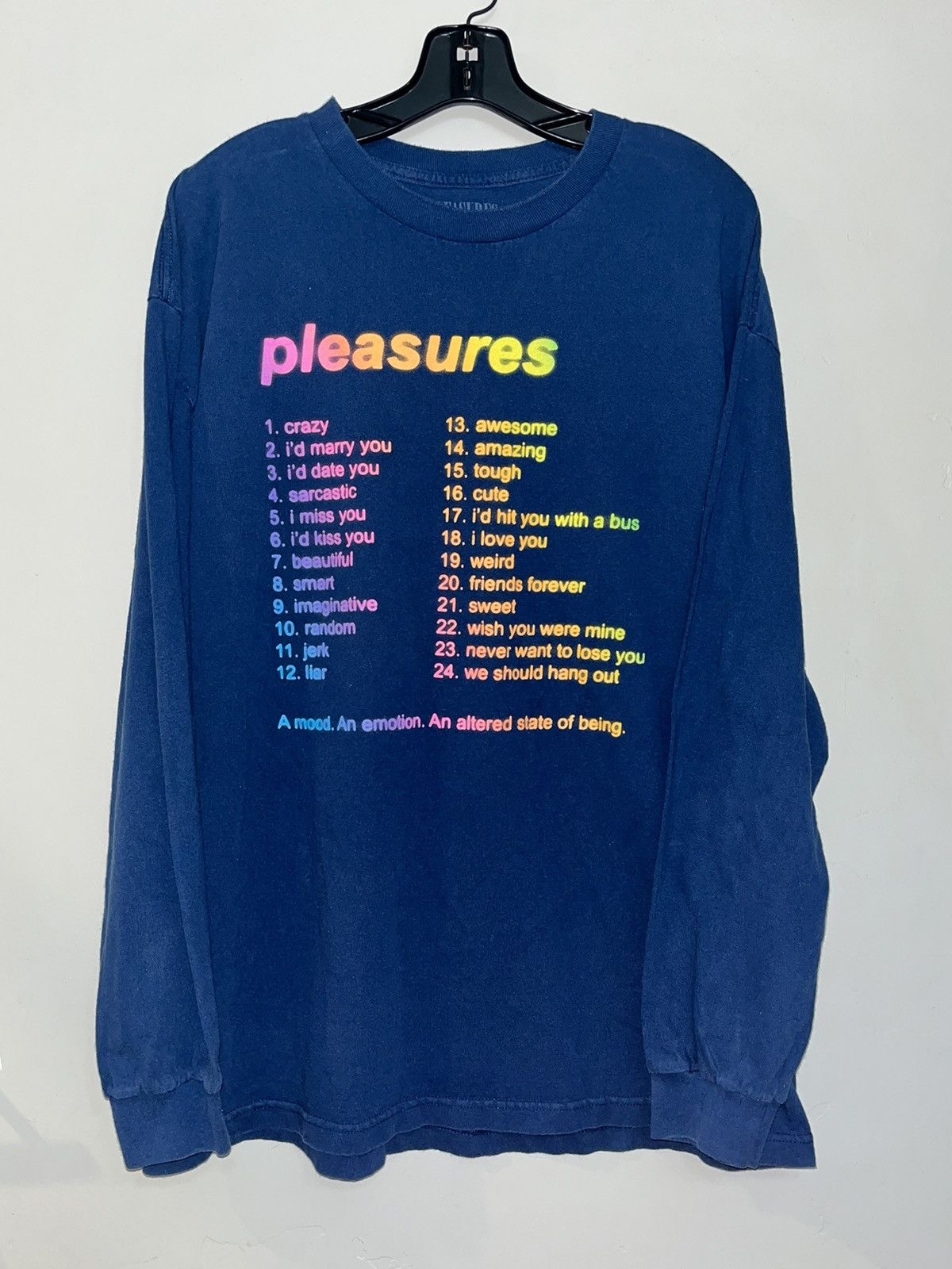 Other Crazy Y2K Faded Thrashed ERD Goth Baggy Skater Pleasures Tee Size US XL / EU 56 / 4 - 1 Thumbnail