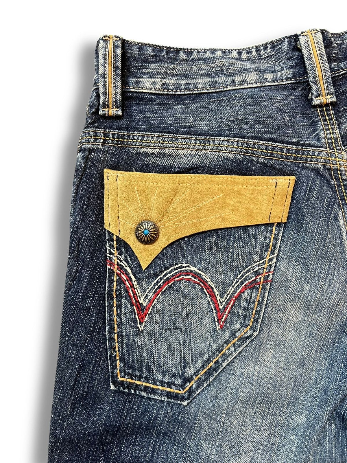 Edwin Bootcut Edwin Exclusive Vintage Japan - Whisker Wash Jeans Size US 32 / EU 48 - 8 Thumbnail