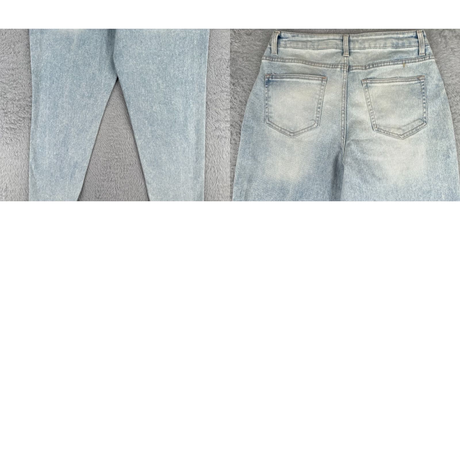 Vintage Time And Tru Jeans Womens 8 Blue Skinny Mom Distressed Light Wash 29x27 NEW Size 30" / US 8 / IT 44 - 10 Thumbnail