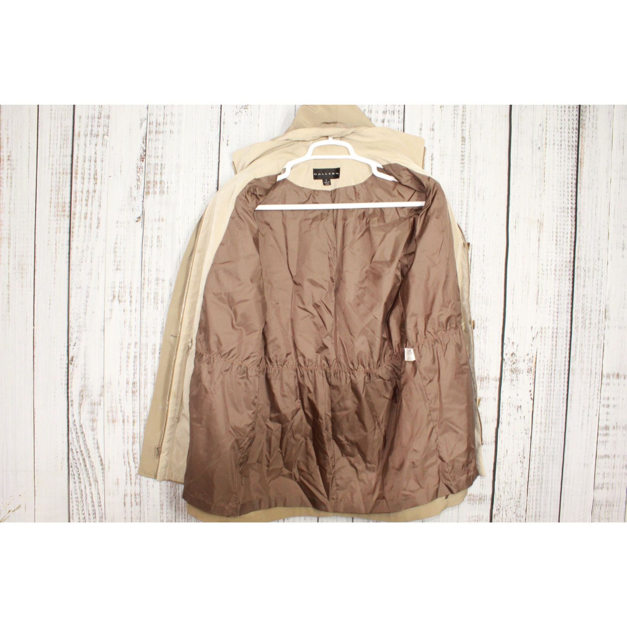 Other Gallery Brown Hooded Rain Jacket Women’s S Size S / US 4 / IT 40 - 6 Thumbnail