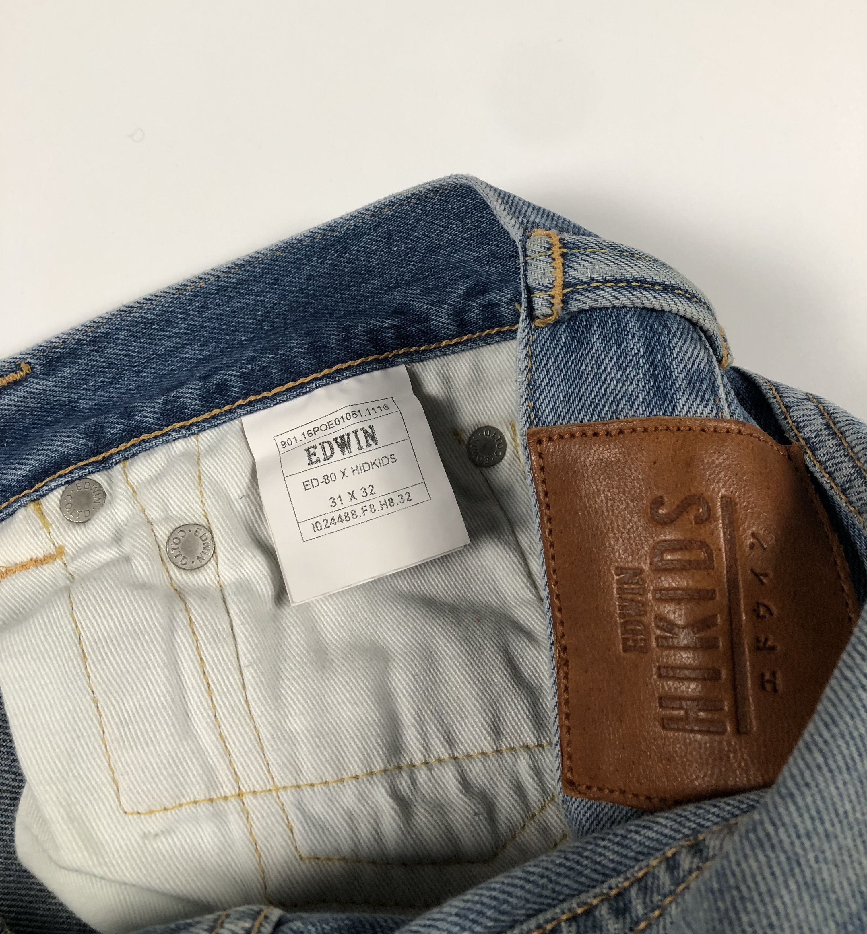 Edwin Edwin ED-80 x Hidkids Japanese Cloth Jeans Size US 31 - 9 Thumbnail