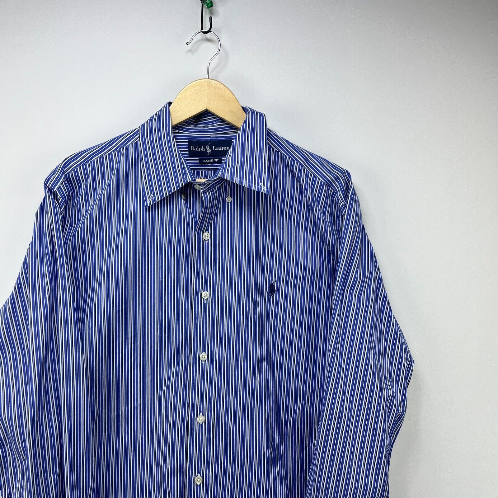 Polo Ralph Lauren × Vintage Vintage Polo Ralph Lauren Pony Striped Button-Up Shirt Large Size US L / EU 52-54 / 3 - 2 Thumbnail