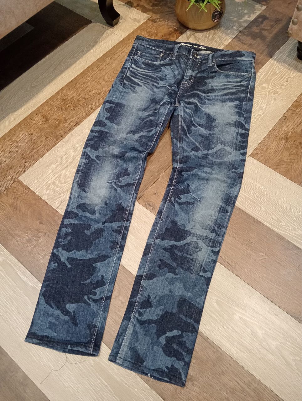 GOSTAR DE FUGA JAPANESE GOSTAR DE FUGA BLUE DENIM JEANS Size US 33 - 3 Thumbnail