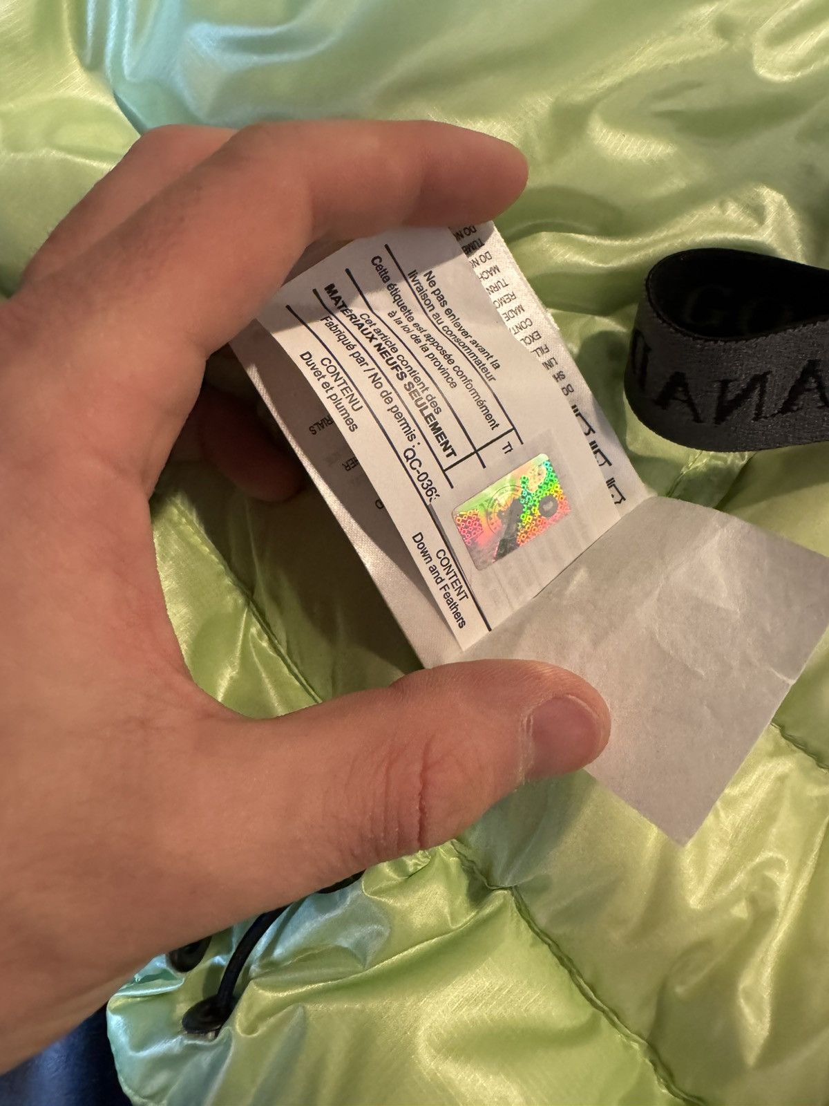 Canada Goose Canada Goose Crofton Hoody Limelight (M) – New / Black Disc Size US M / EU 48-50 / 2 - 10 Thumbnail