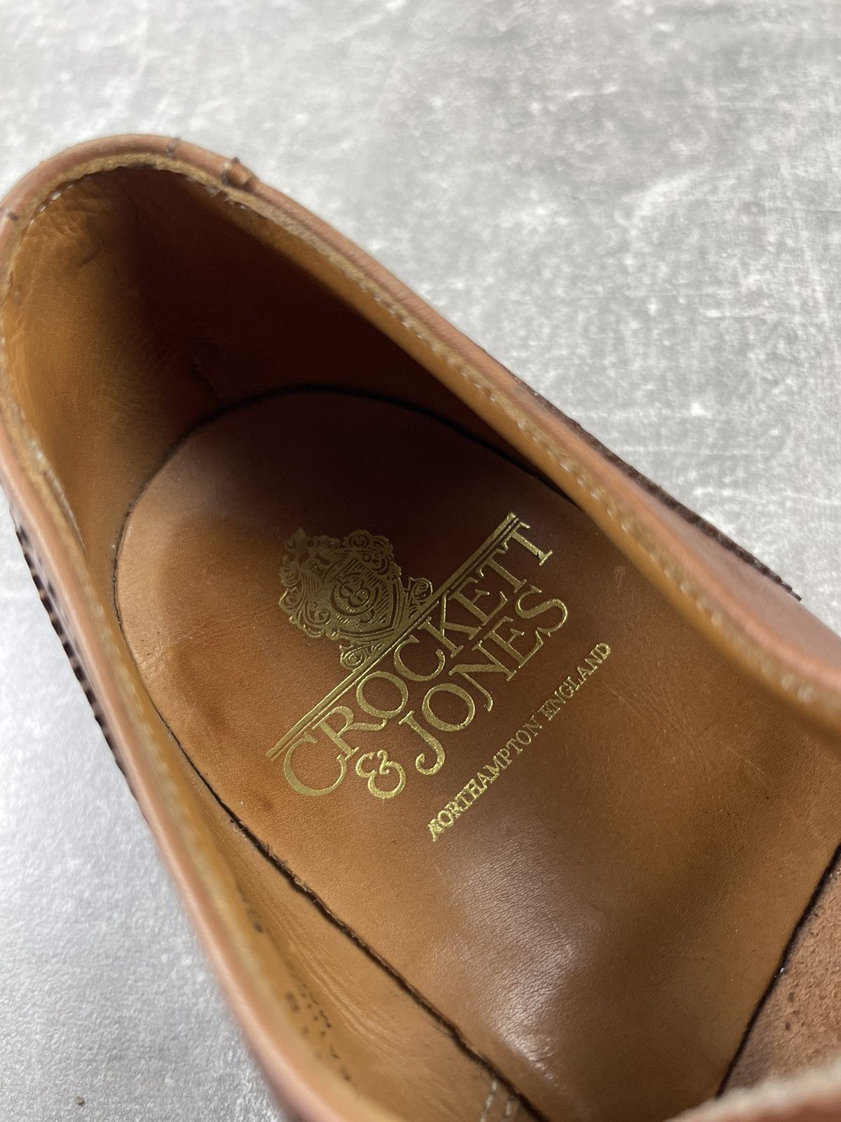 Crockett & Jones × English Laundry × Other UK Crockett & Jones Classic Brown Oxford Leather Shoes Size US 7.5 / EU 40-41 - 8 Thumbnail
