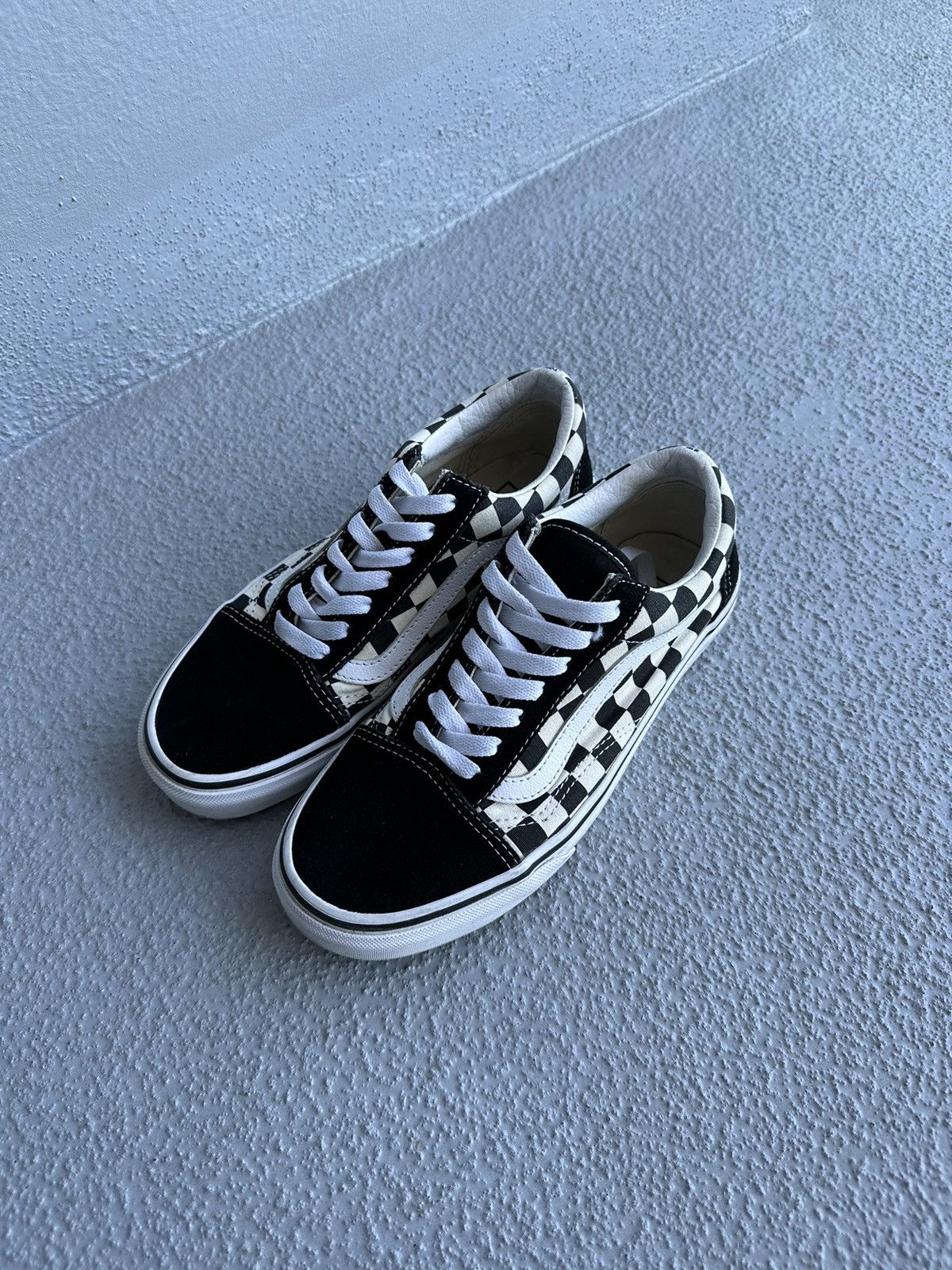 Vans Vans Old Skool check/ black/ white Size US 6.5 / IT 36.5 - 1 Thumbnail