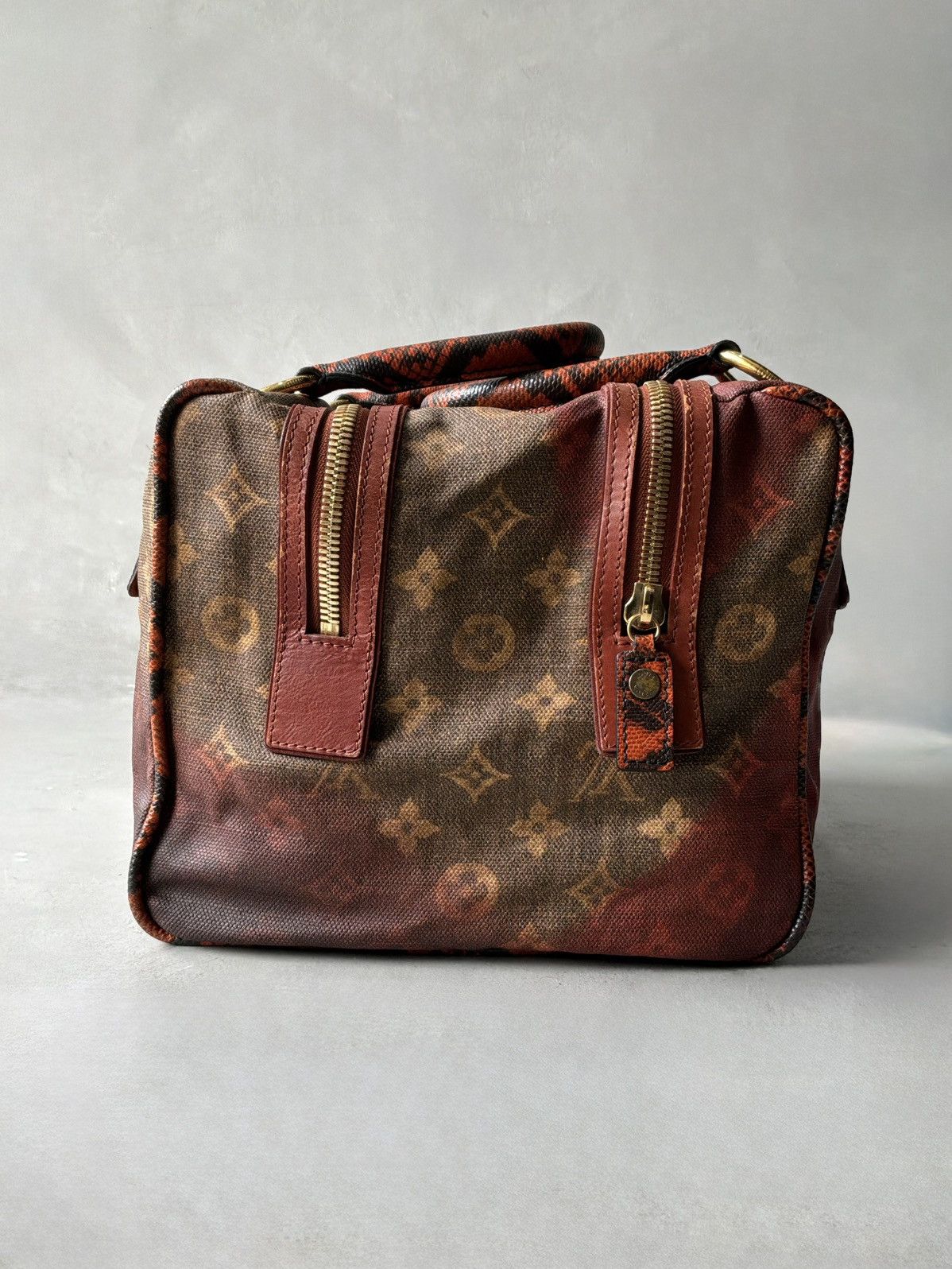 Louis Vuitton Louis Vuitton x Richard Prince - Red Mono/Snakeskin Handbag Size ONE SIZE - 9 Thumbnail
